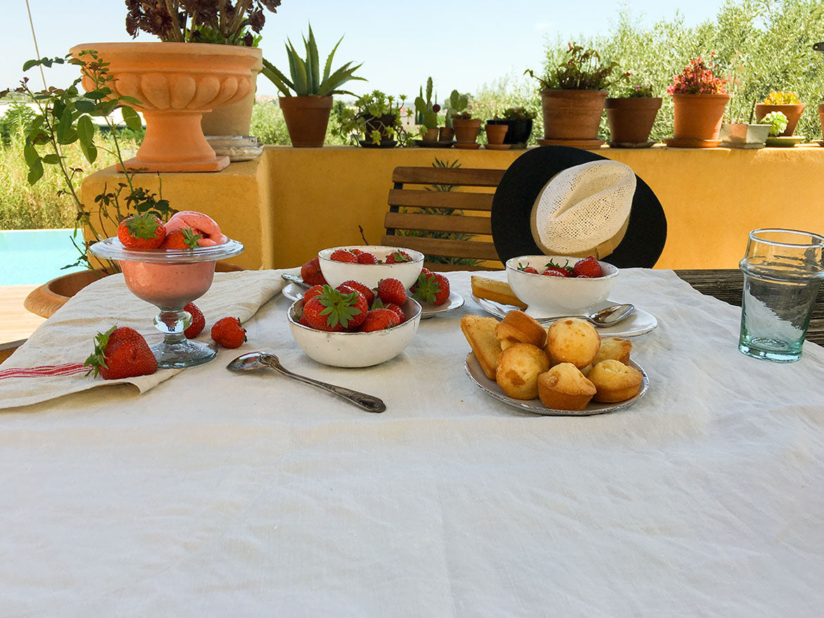 Here is the most delicious Strawberry Ice Cream you will ever eat ! Receipt by Mathilde Carron-Astier de Villlatte's Grandmother