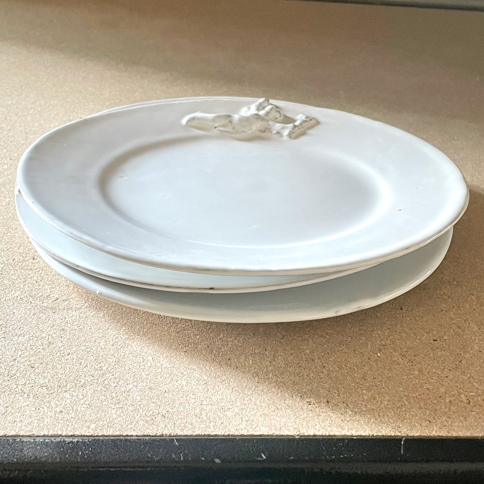 3 X Mon Ange Plate-Dessert plate ⌀20 H1-CARRON-Paris