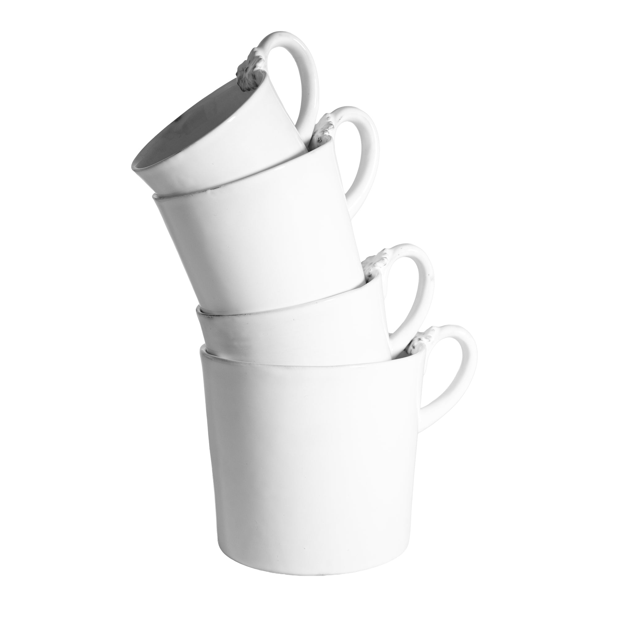 Marie-Antoinette flower mug with handle