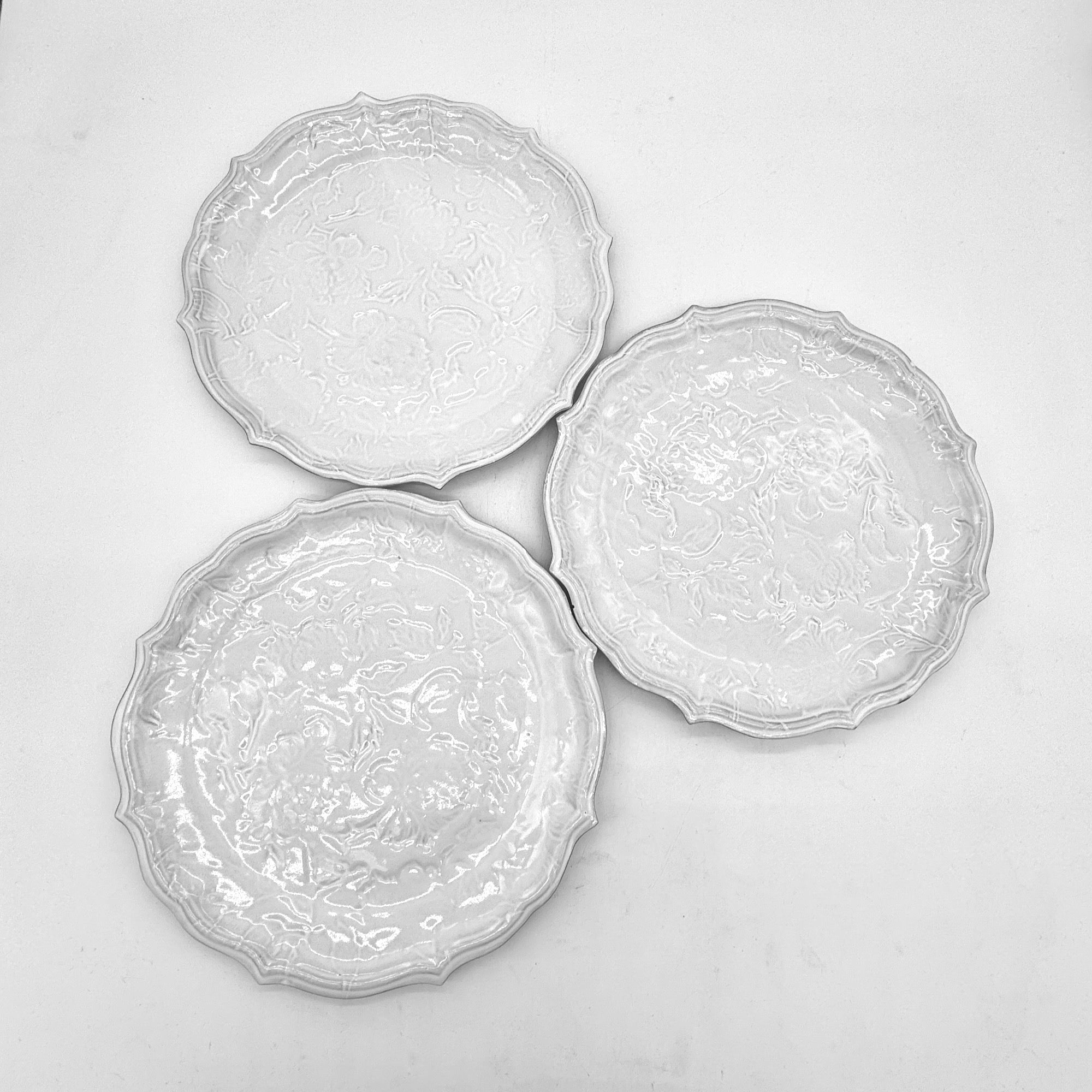 Set 3 x Assiette Campagne Pivoine