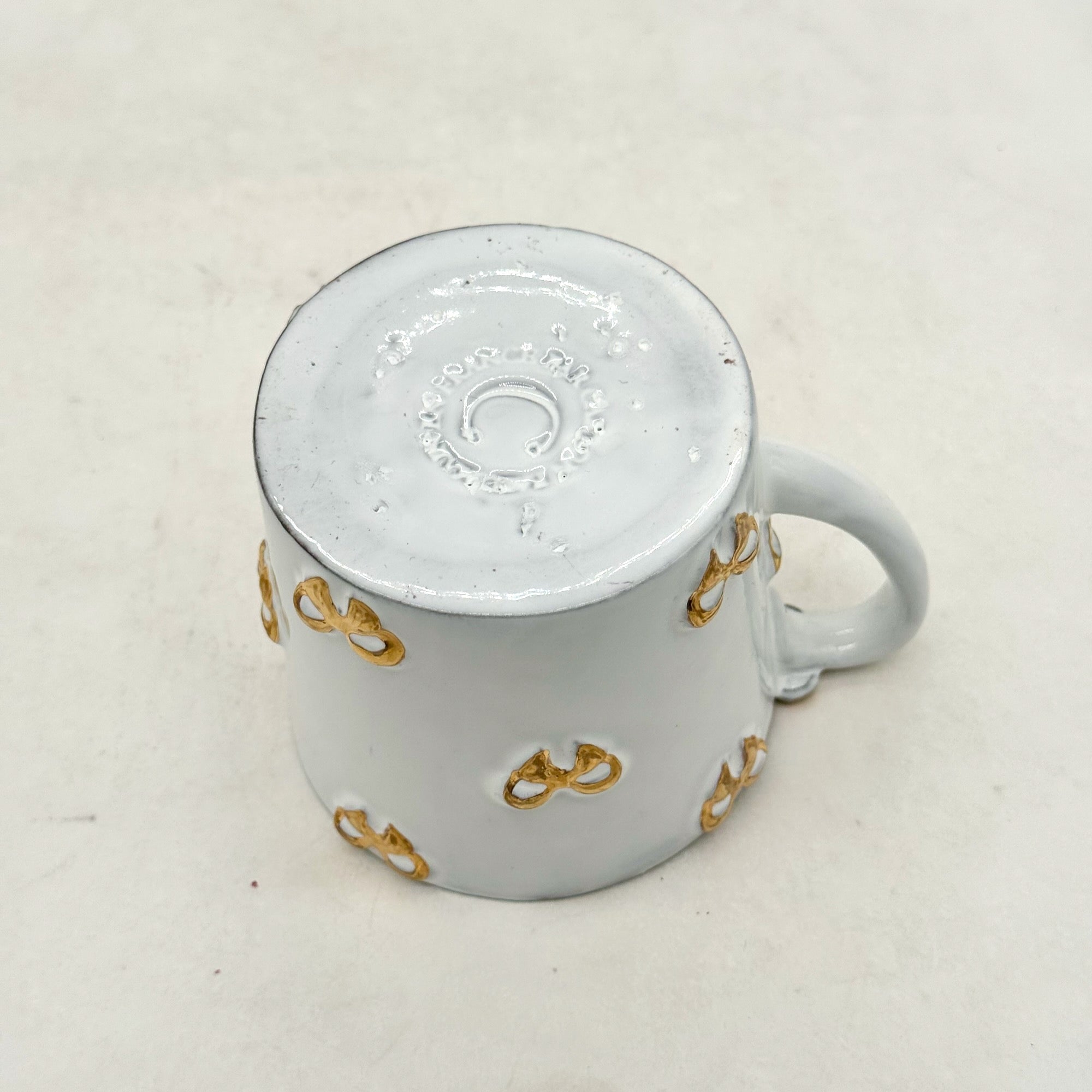 Mug à anse Nœud-Nœud or M