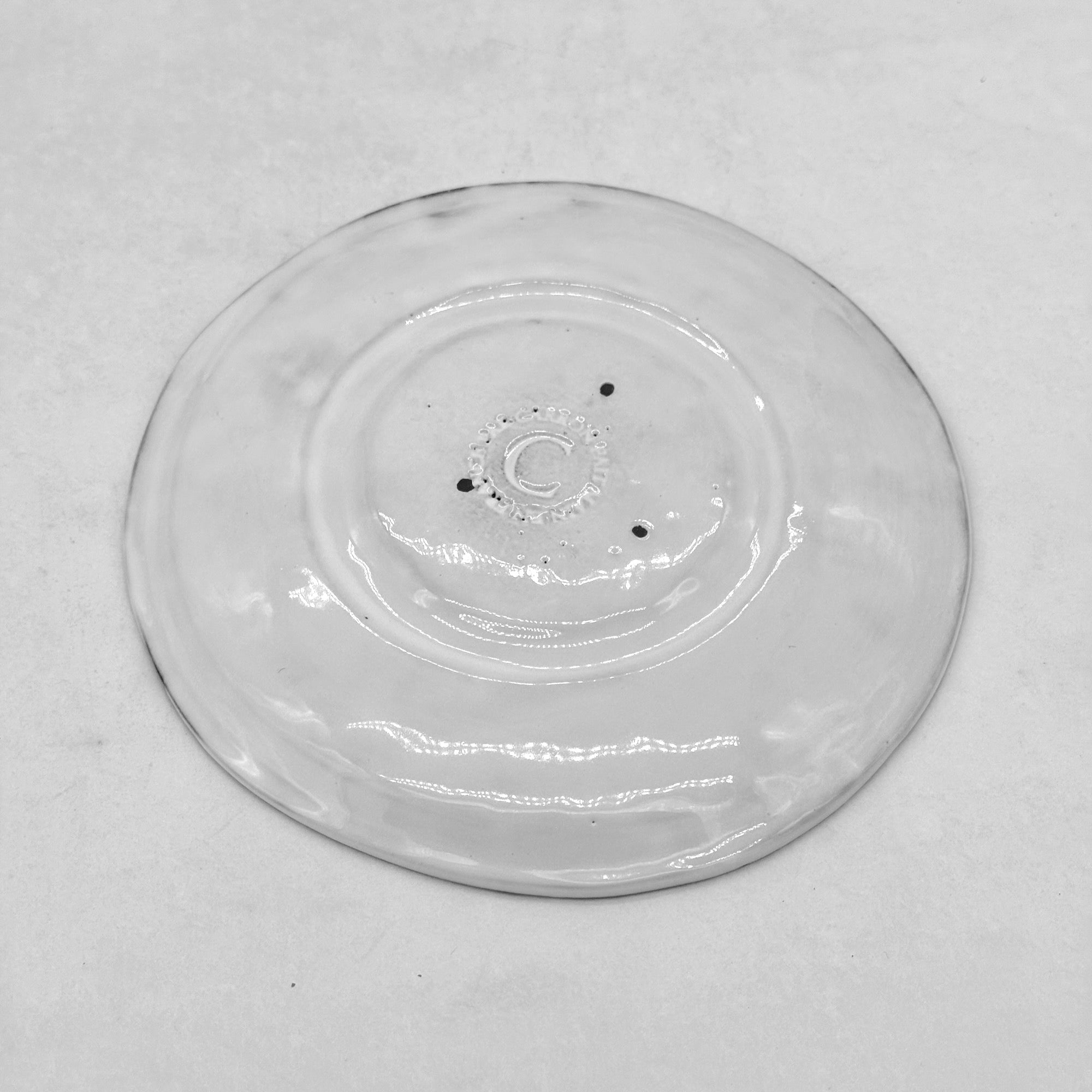 Set 2 x Marie-Antoinette knot saucer