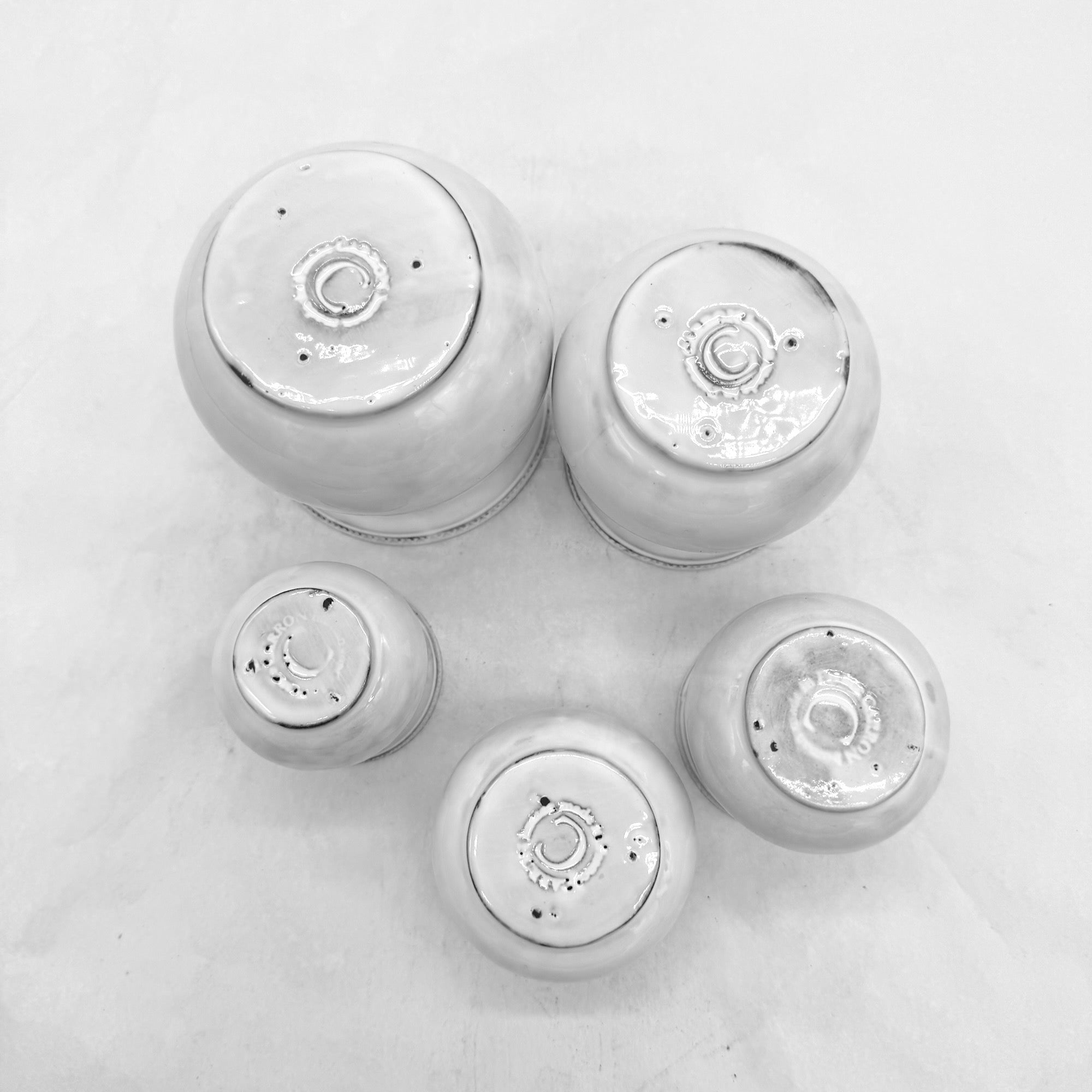 Set 5 Paris jars