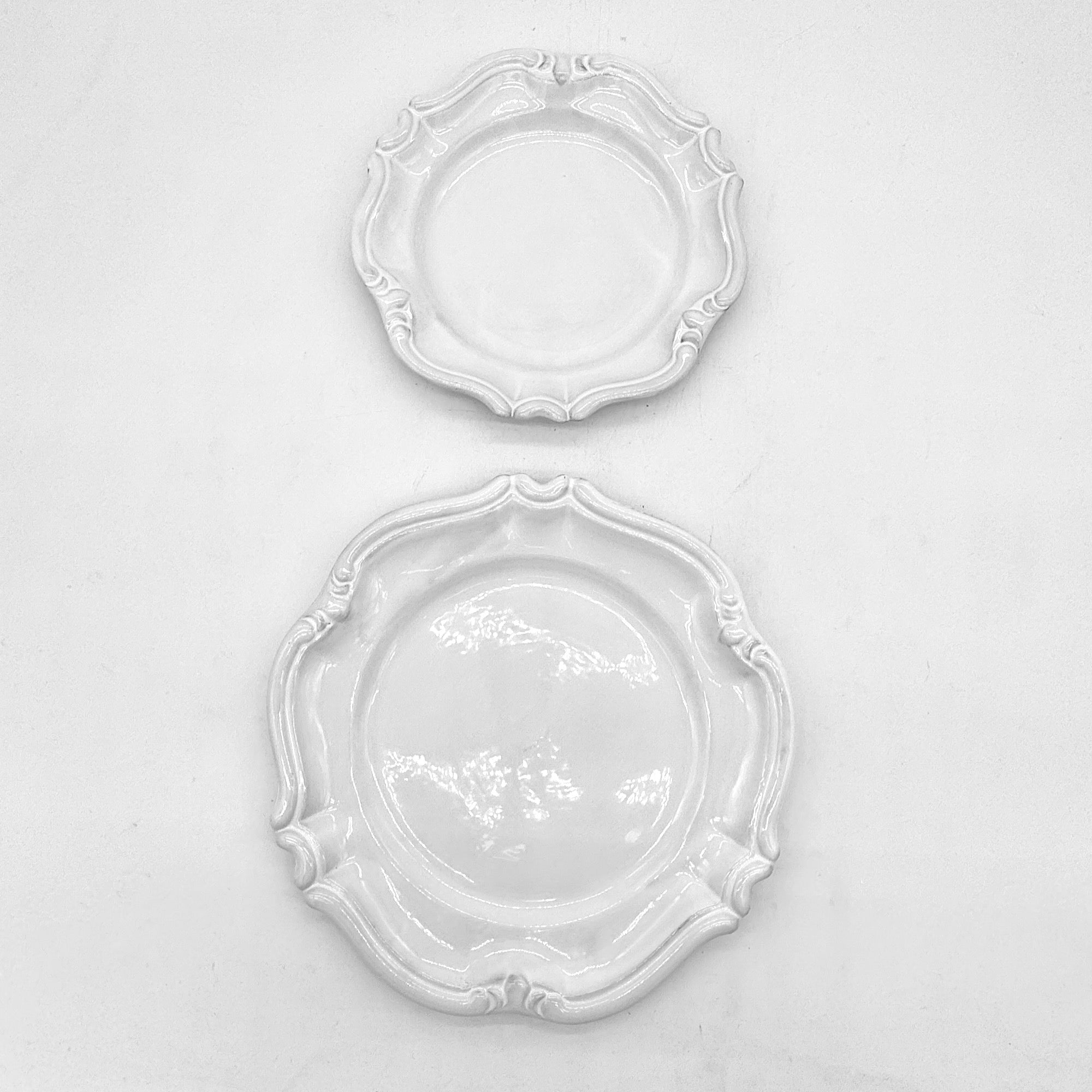 Set 1 x assiette Saint-Jacques ⌀ 25 + 1 x assiette Saint-Jacques ⌀ 21