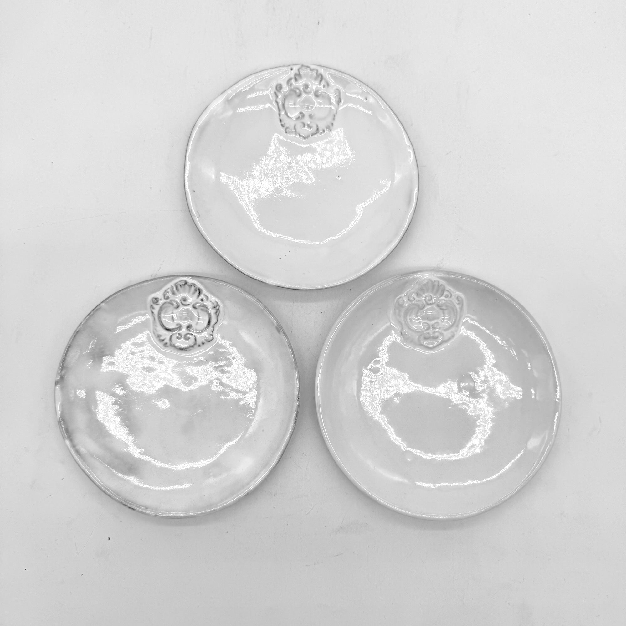 3 x Bread flat plate Charles