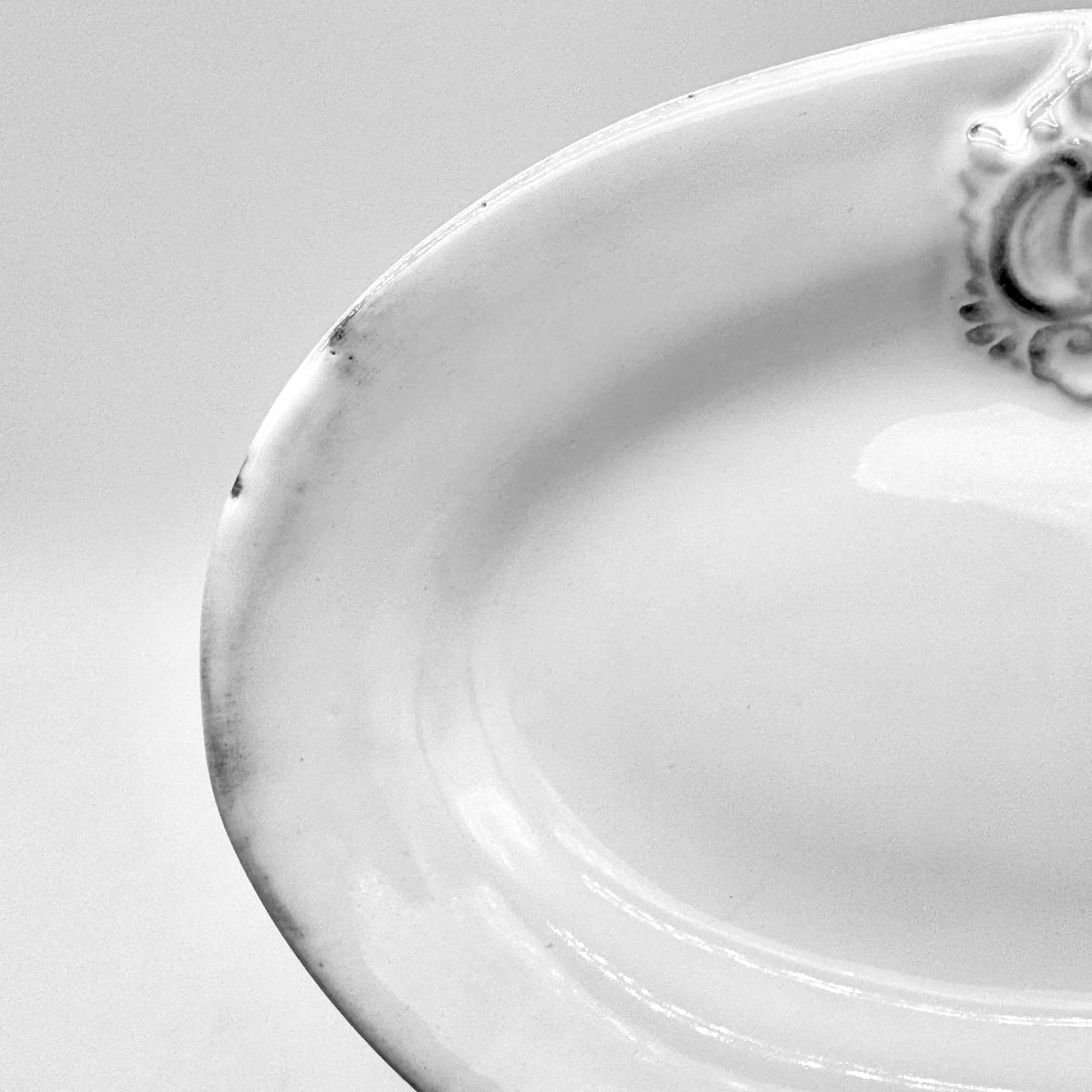 2 x Charles oval platter
