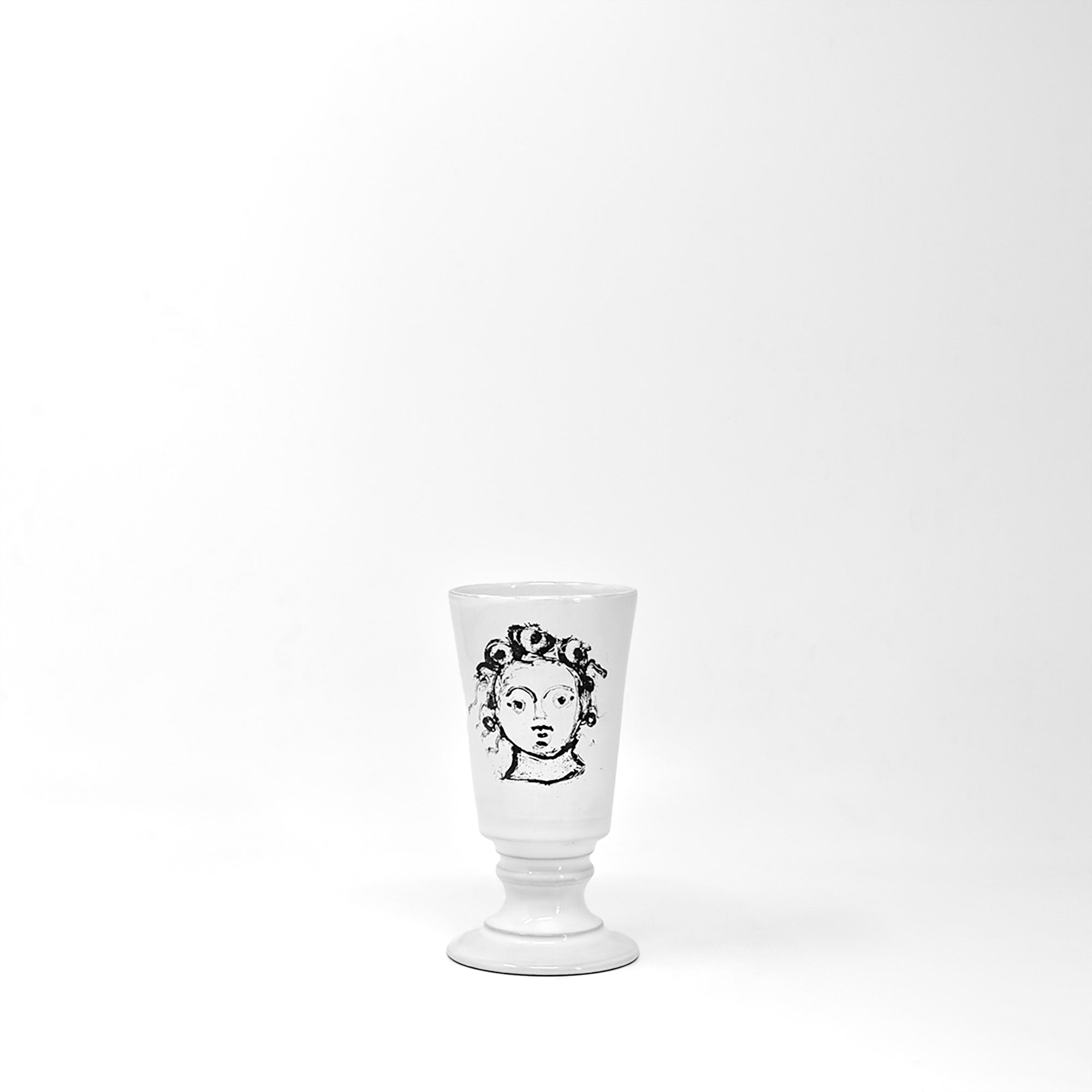 Bigoudi footed vase-S (⌀8 H14)-CARRON-Paris