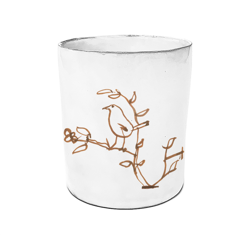 Mug Pierre Carron illustré#Illustration_Bird#Type_Tumbler
