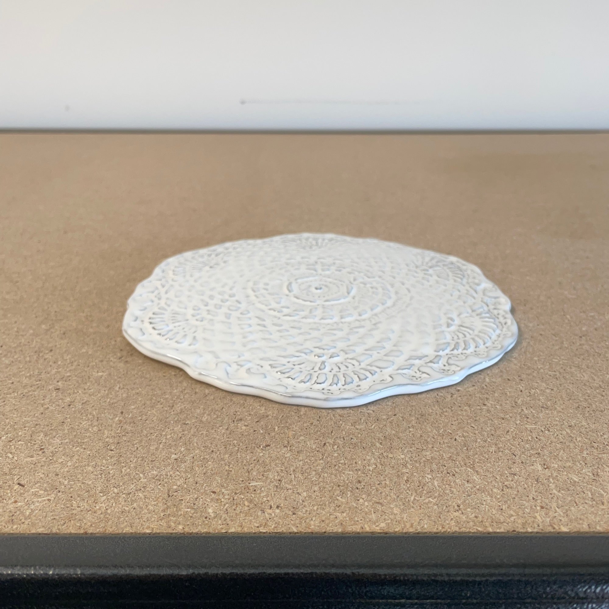 Dentelle bottle coaster-19x19x0.5cm-CARRON-Paris