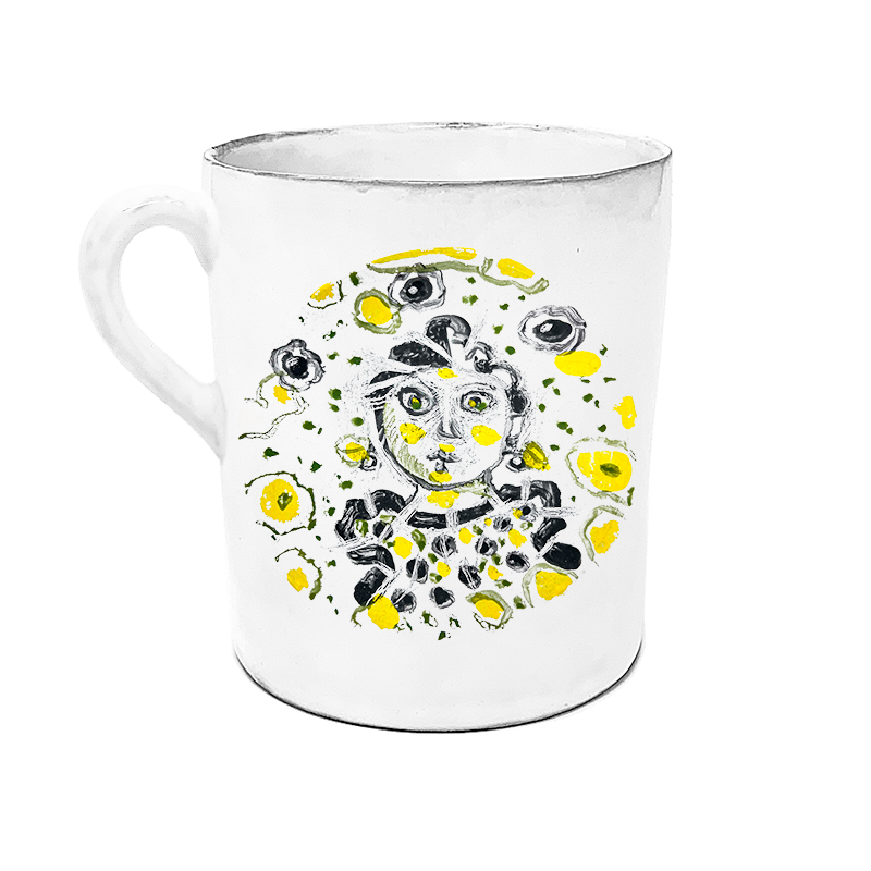 Mug Pierre Carron illustré#Illustration_Little girl#Type_Mug
