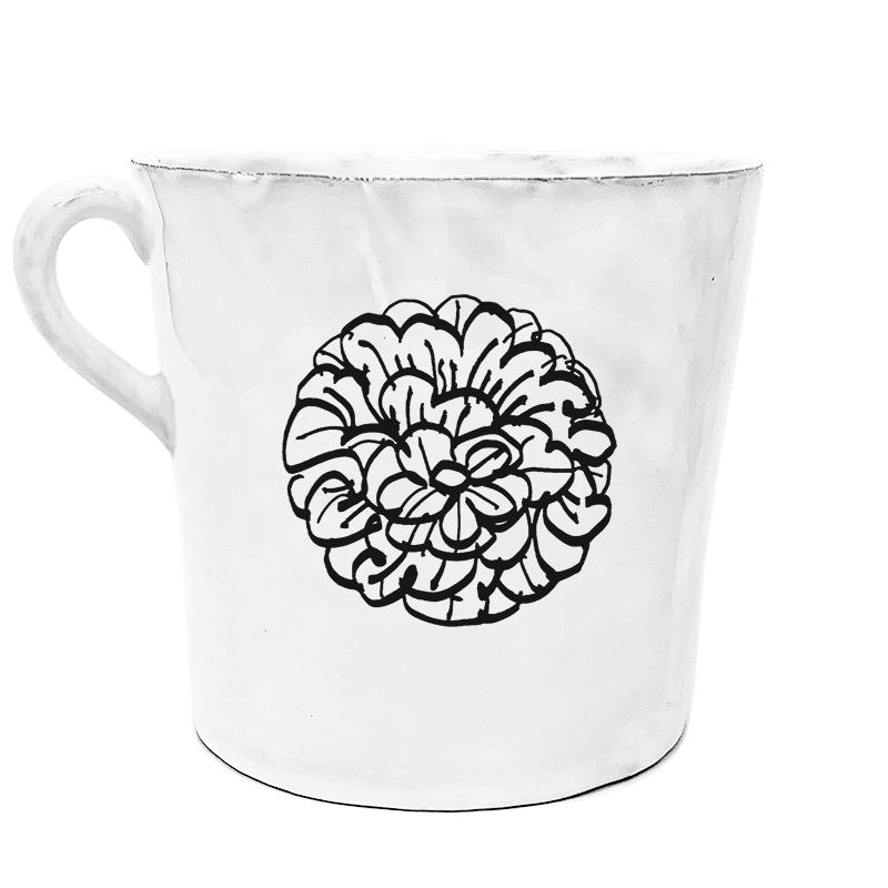 Mug Pierre Carron illustré#Illustration_Flower#Type_Mug