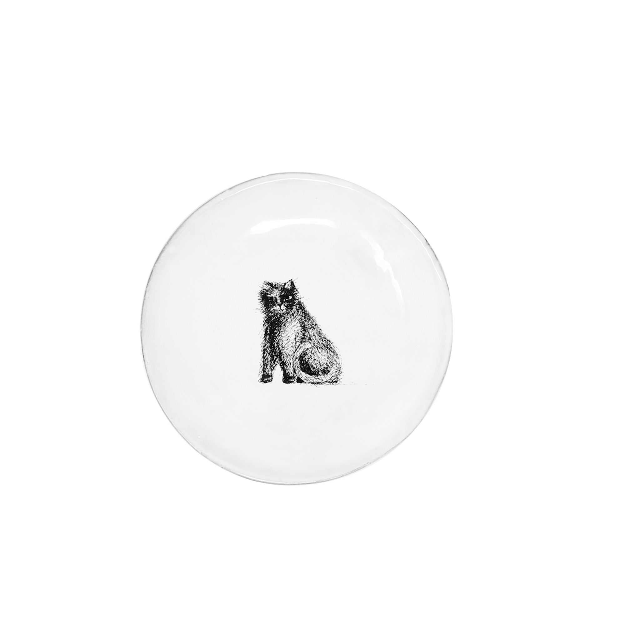 Gribouille Cat Meal Plate-⌀14-CARRON-Paris
