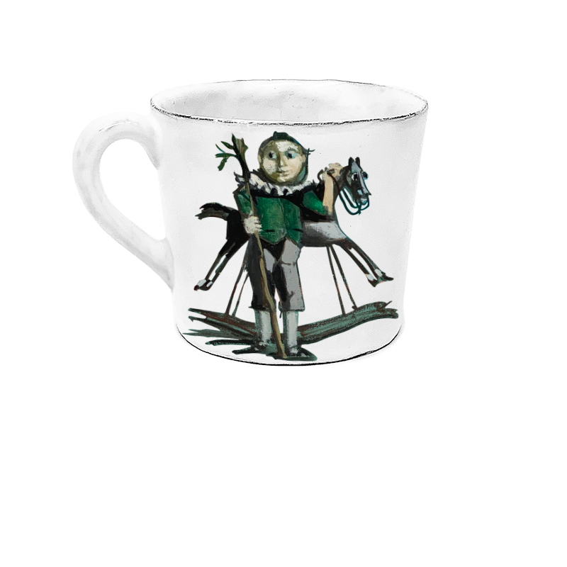 Mug Pierre Carron illustré#Illustration_The rocking horse#Type_Mug