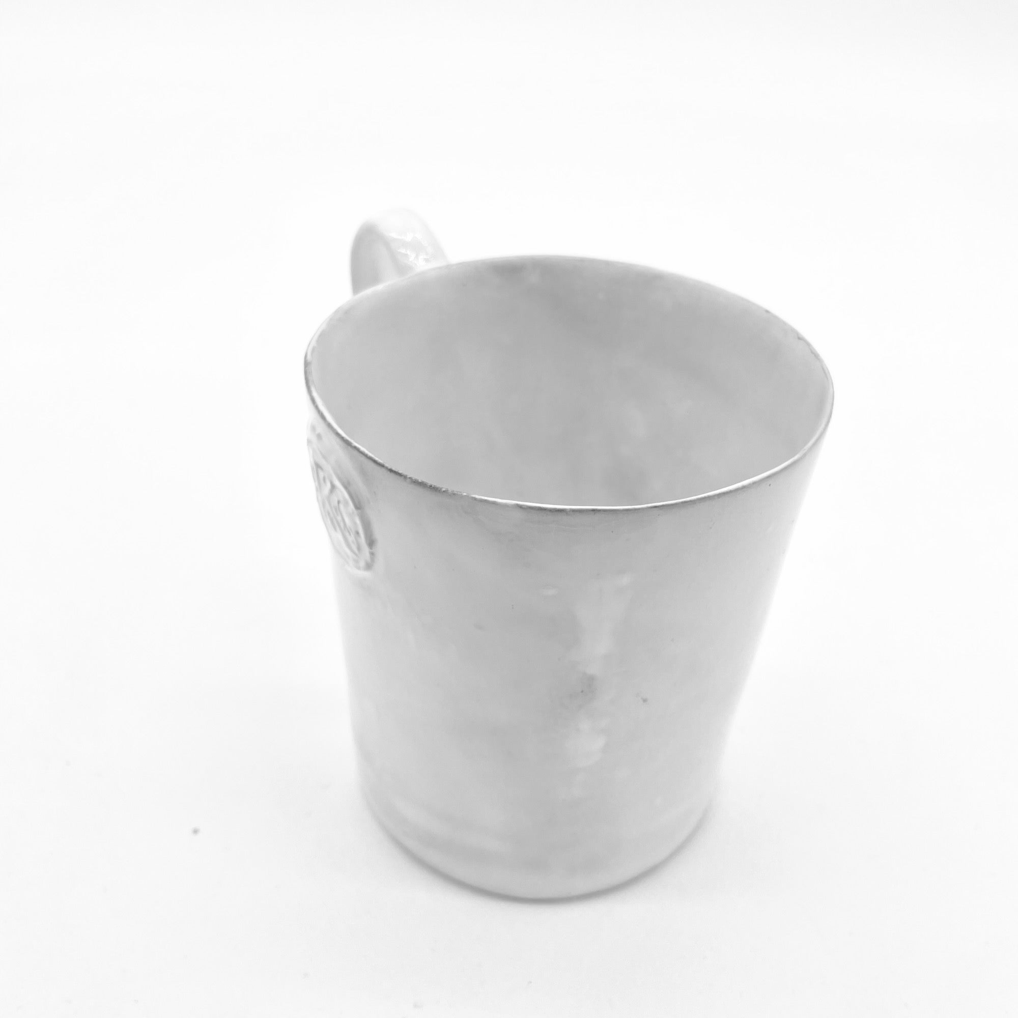 Letter seal mug with handle "K"-CARRON-Paris