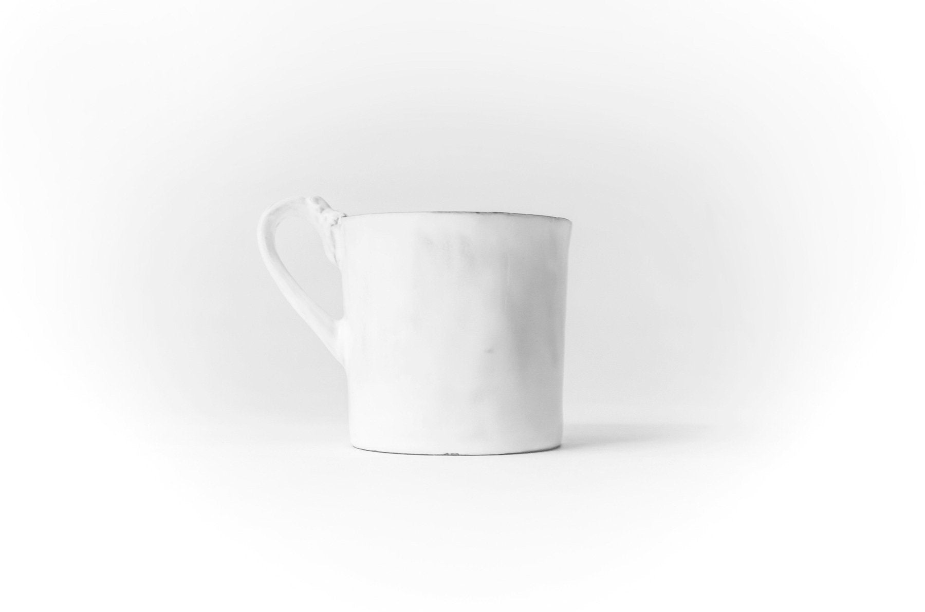 Marie-Antoinette flower mug with handle-M (8x8x7,5cm)-Handmade in France by CARRON