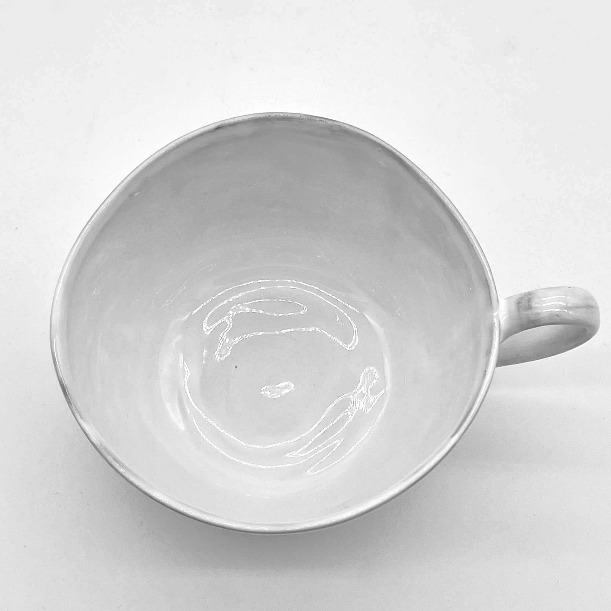 Marie-Antoinette knot cup with handle-CARRON-Paris