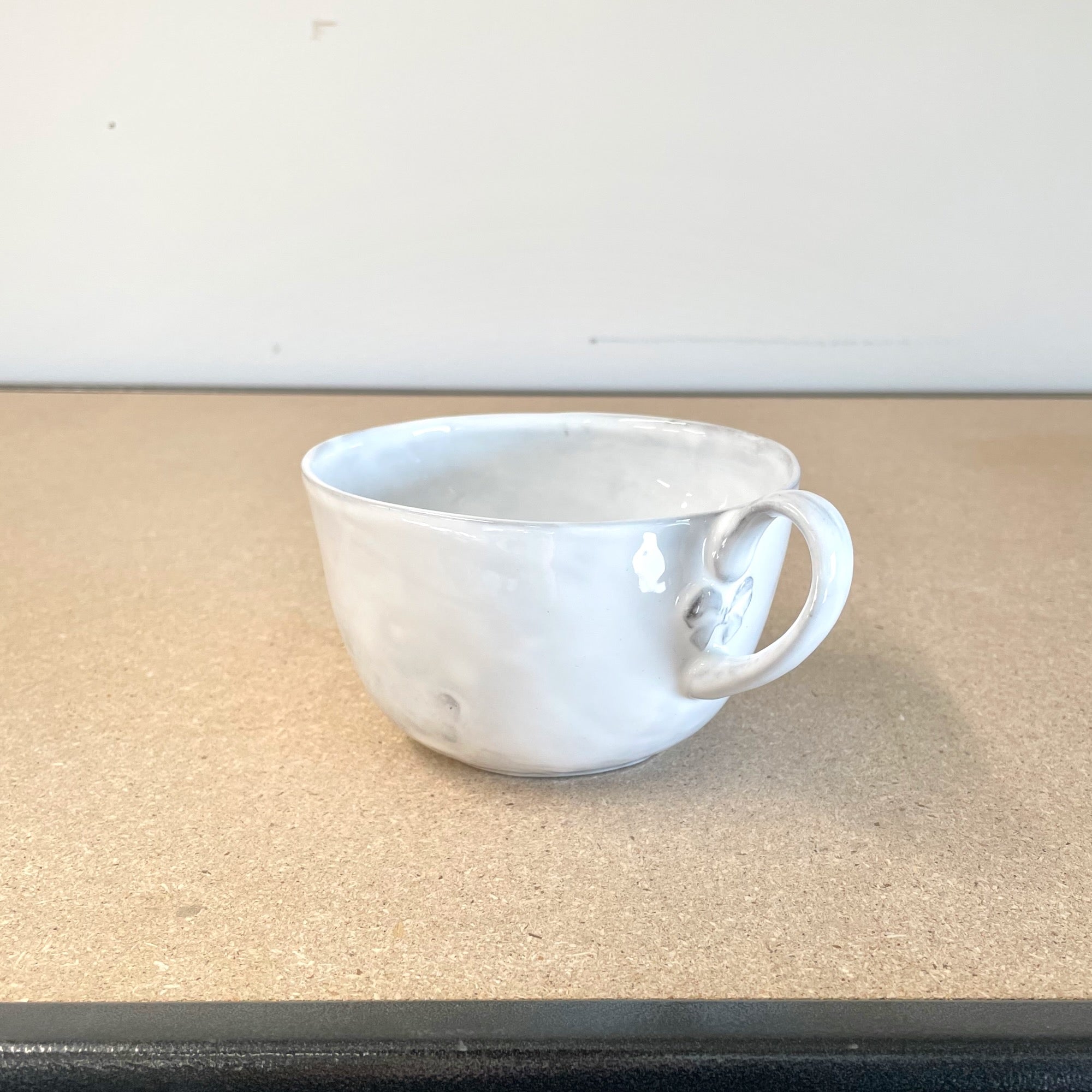 Marie-Antoinette knot cup with handle-M (15x12 H7)-CARRON-Paris