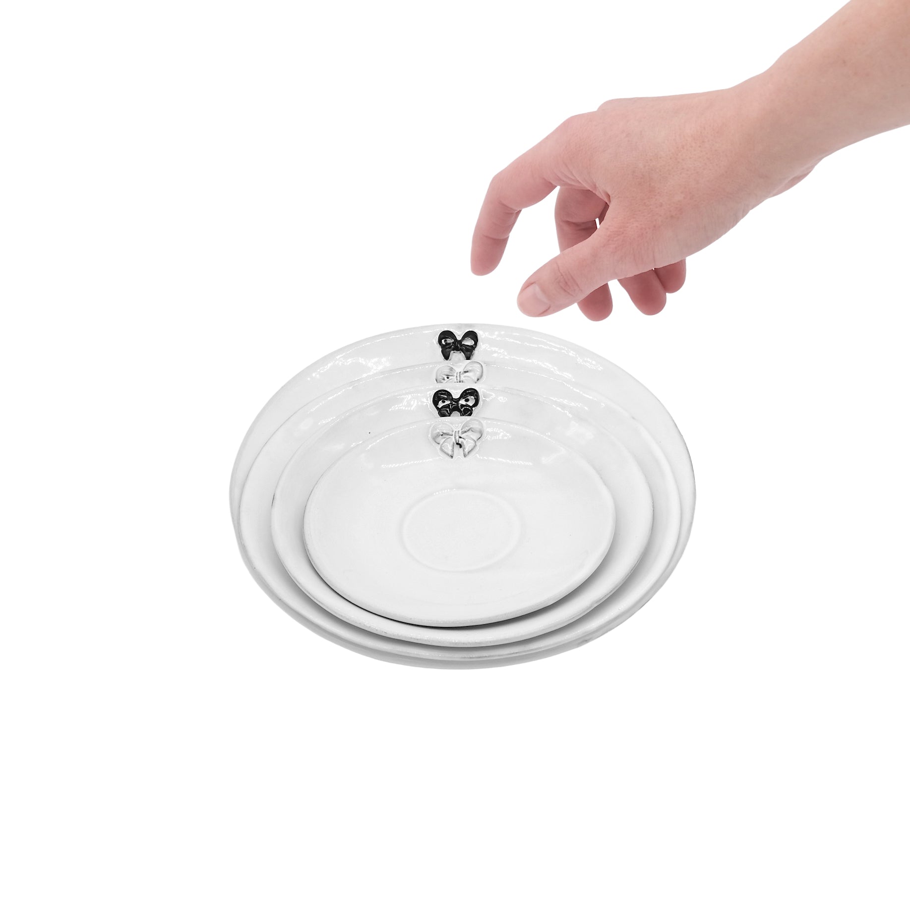 Marie-Antoinette knot saucer-CARRON-Paris
