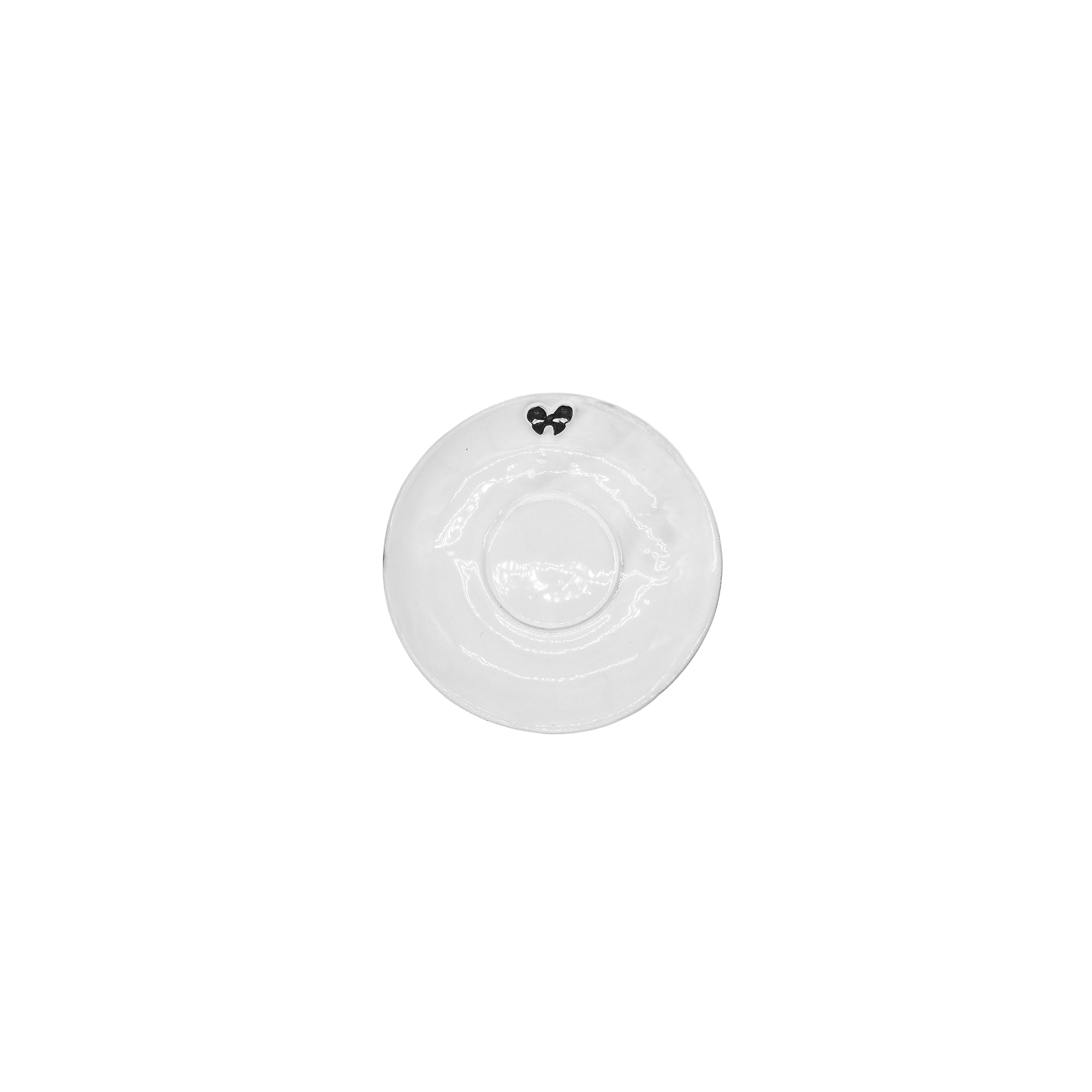 Marie-Antoinette knot saucer-S (⌀14 H1)-CARRON-Paris