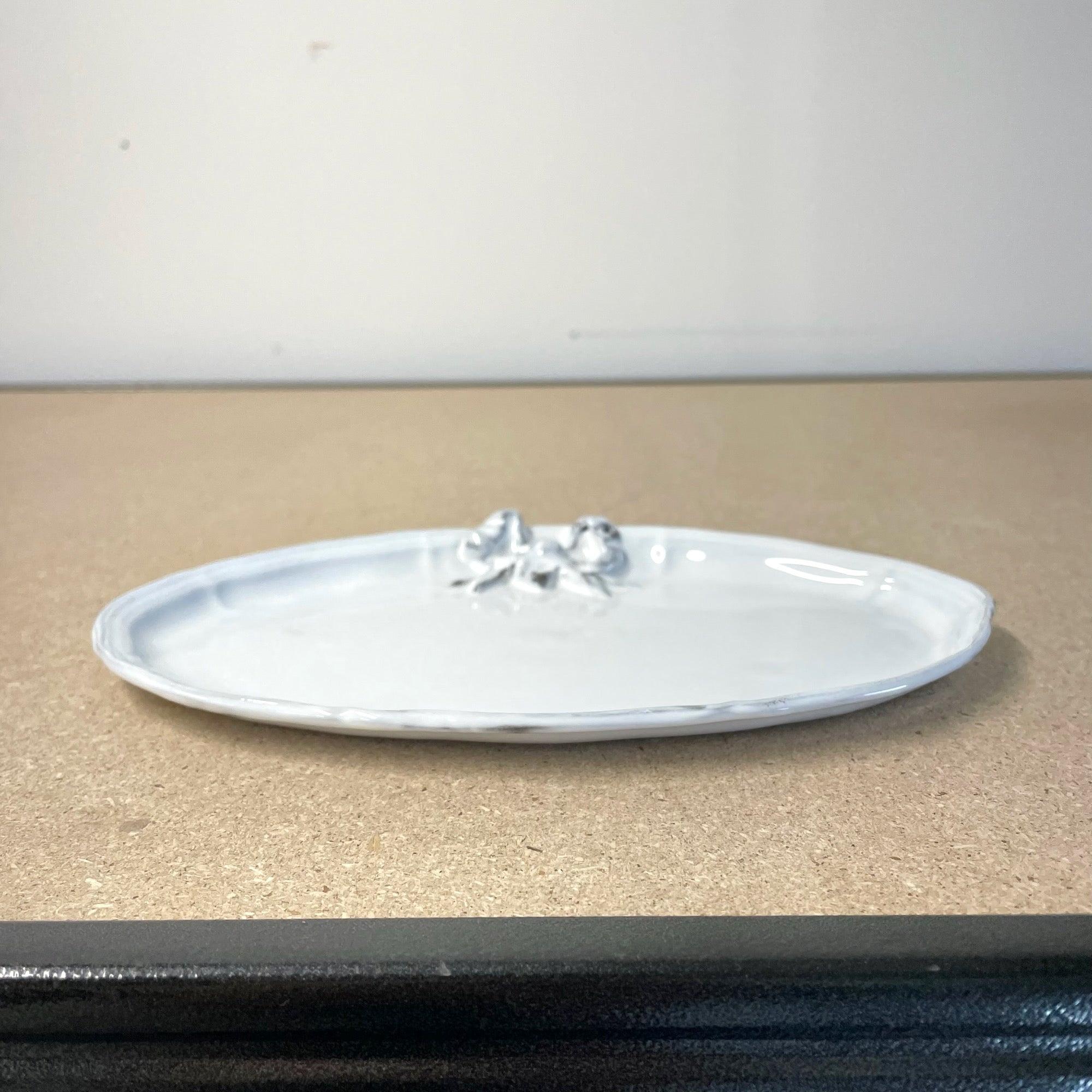Marie-Antoinette oval platter-21x14x1cm-CARRON-Paris