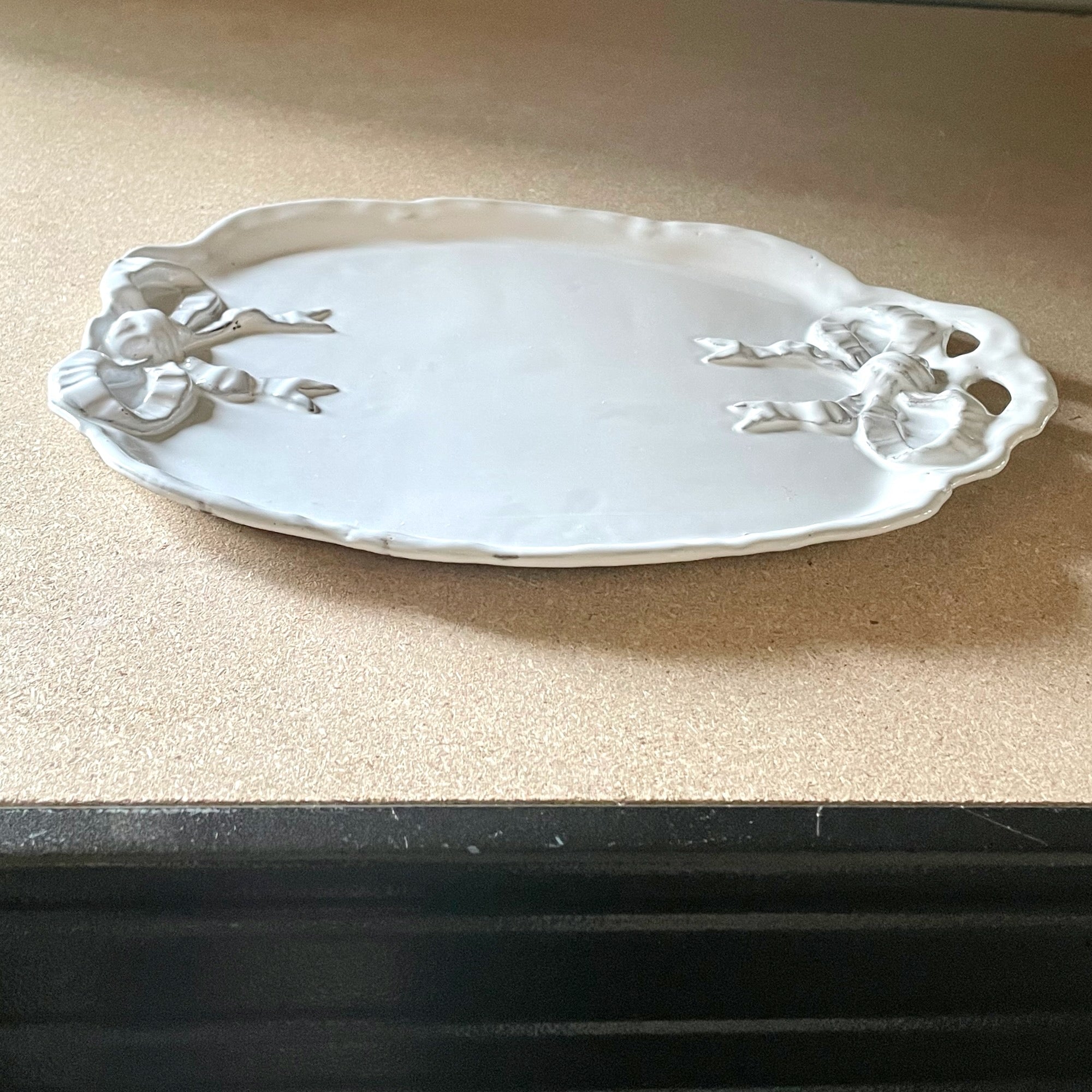 Marie-Antoinette platter-L (26x21cm)-CARRON-Paris