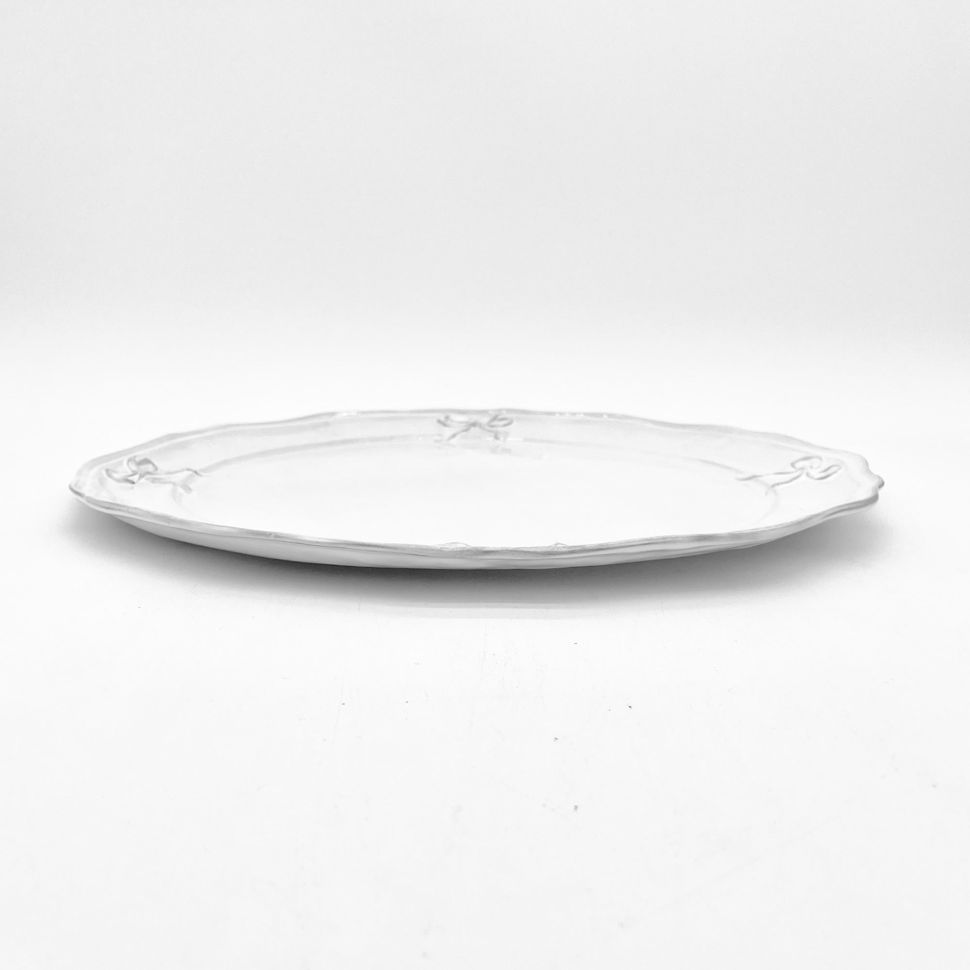 Marie-Antoinette ribbon plate 32⌀-CARRON-Paris