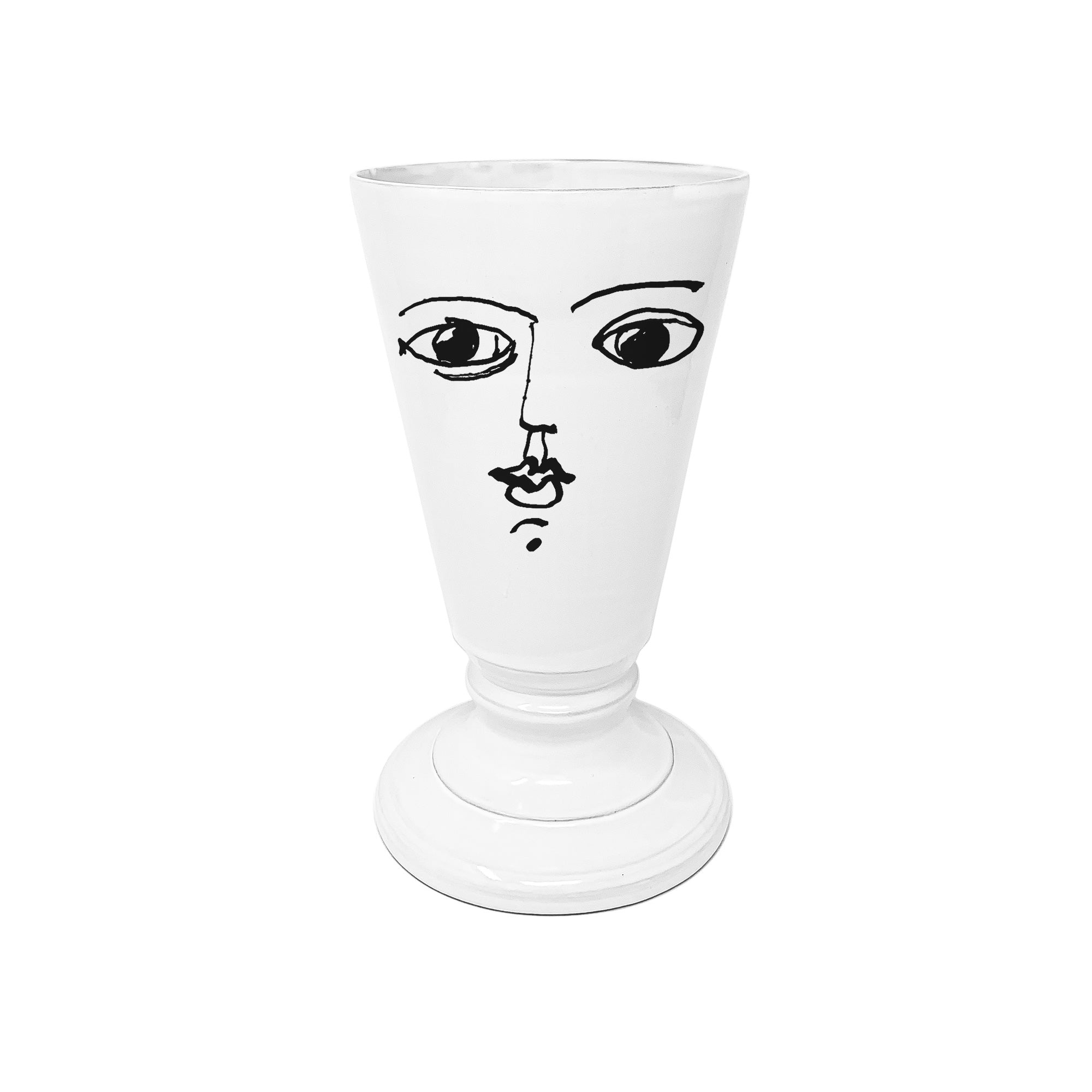 Moon footed vase-M (⌀15 H28)-CARRON-Paris