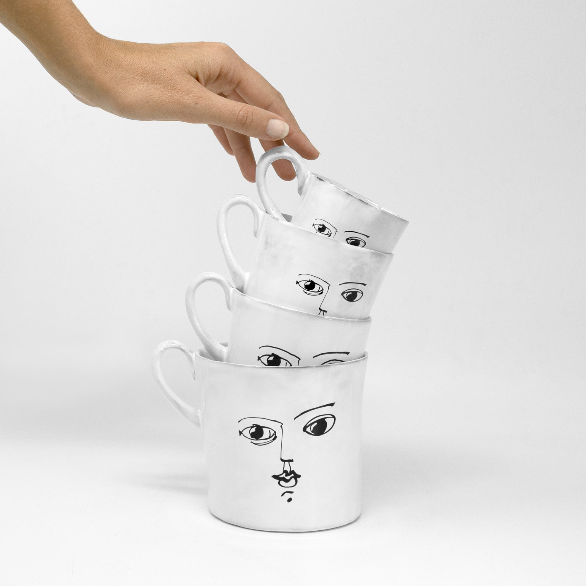 Moon mug with handle-CARRON-Paris