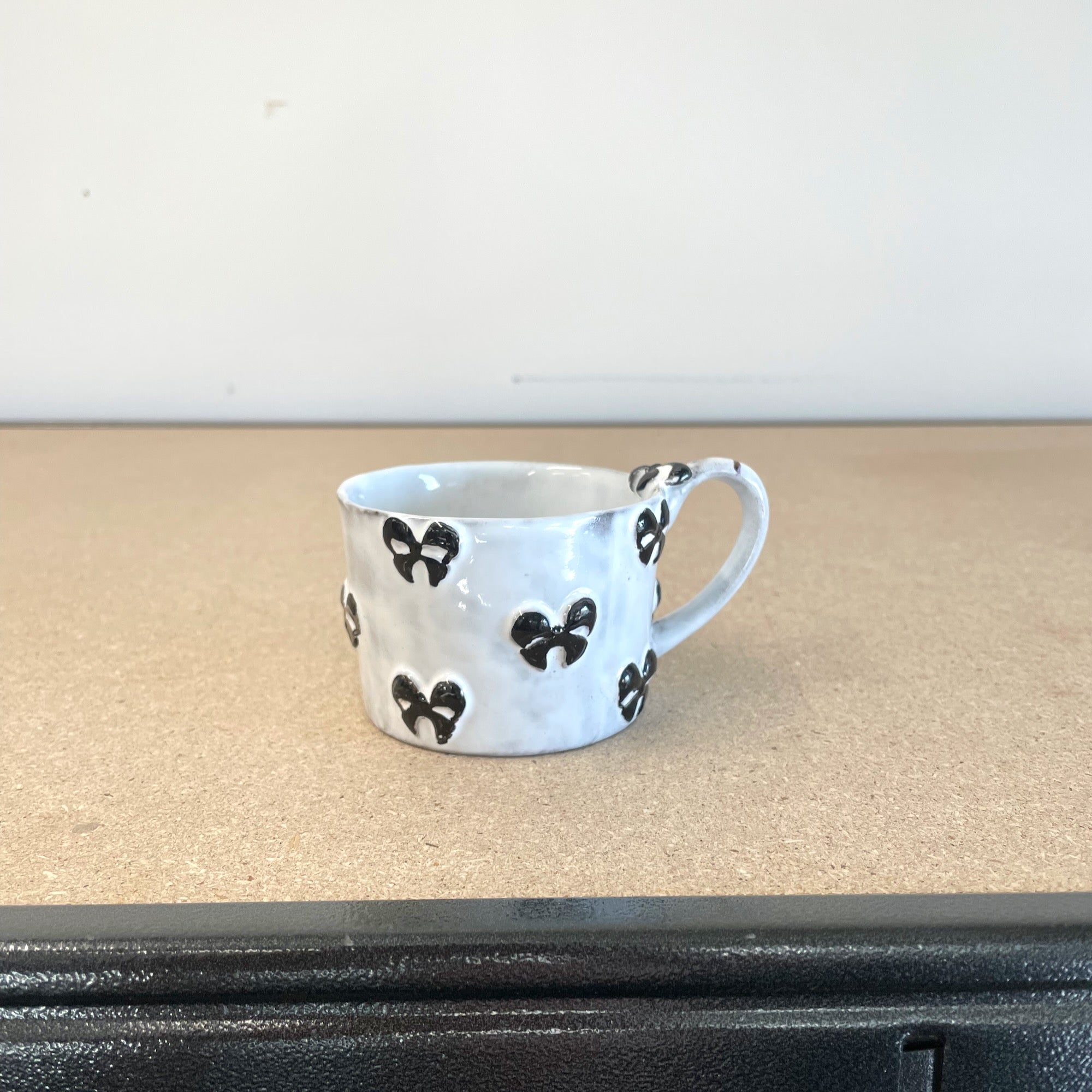 Nœud-Nœud cup with handle-M (8x8x6cm)-CARRON-Paris