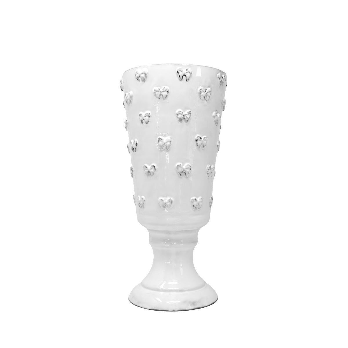 Nœud-Nœud footed vase-M (⌀15 H28)-CARRON-Paris