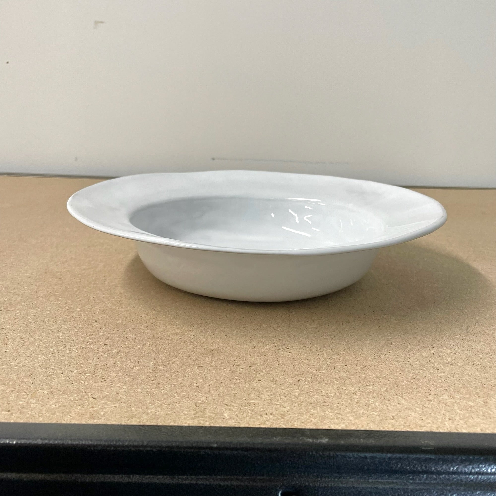 Paris large shallow spaghetti plate | Handmade French ceramic