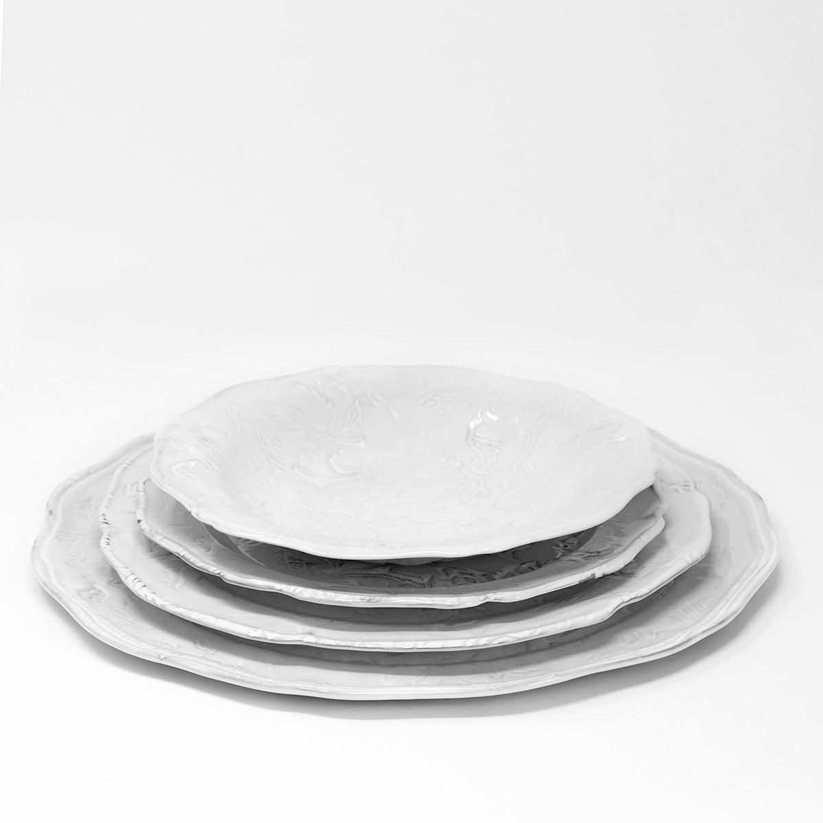 Pivoine chiseled plate-CARRON-Paris