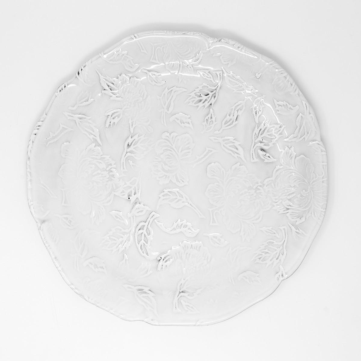 Pivoine chiseled plate-Flat plate ⌀27-CARRON-Paris