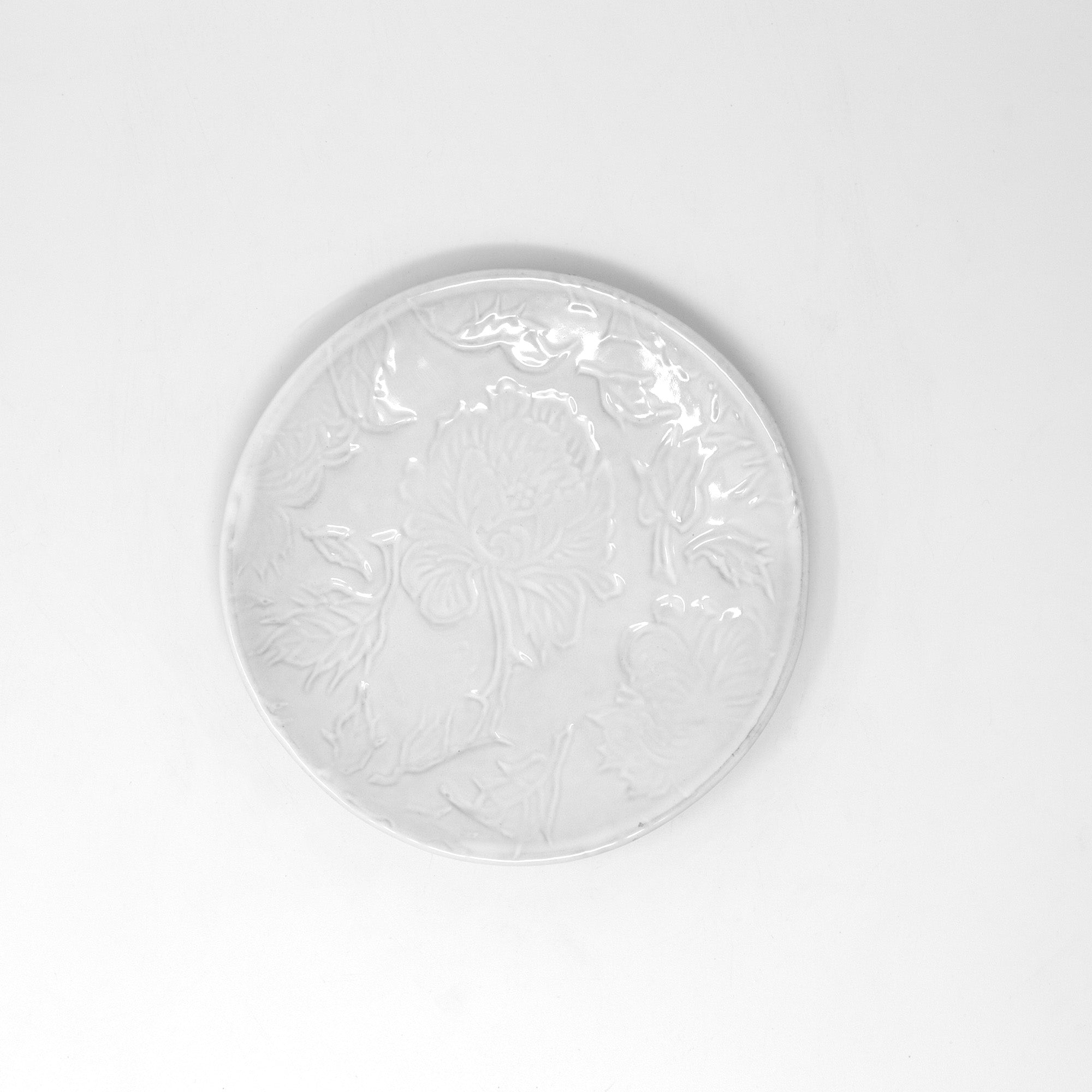 Pivoine plate-Bread plate ⌀14-CARRON-Paris