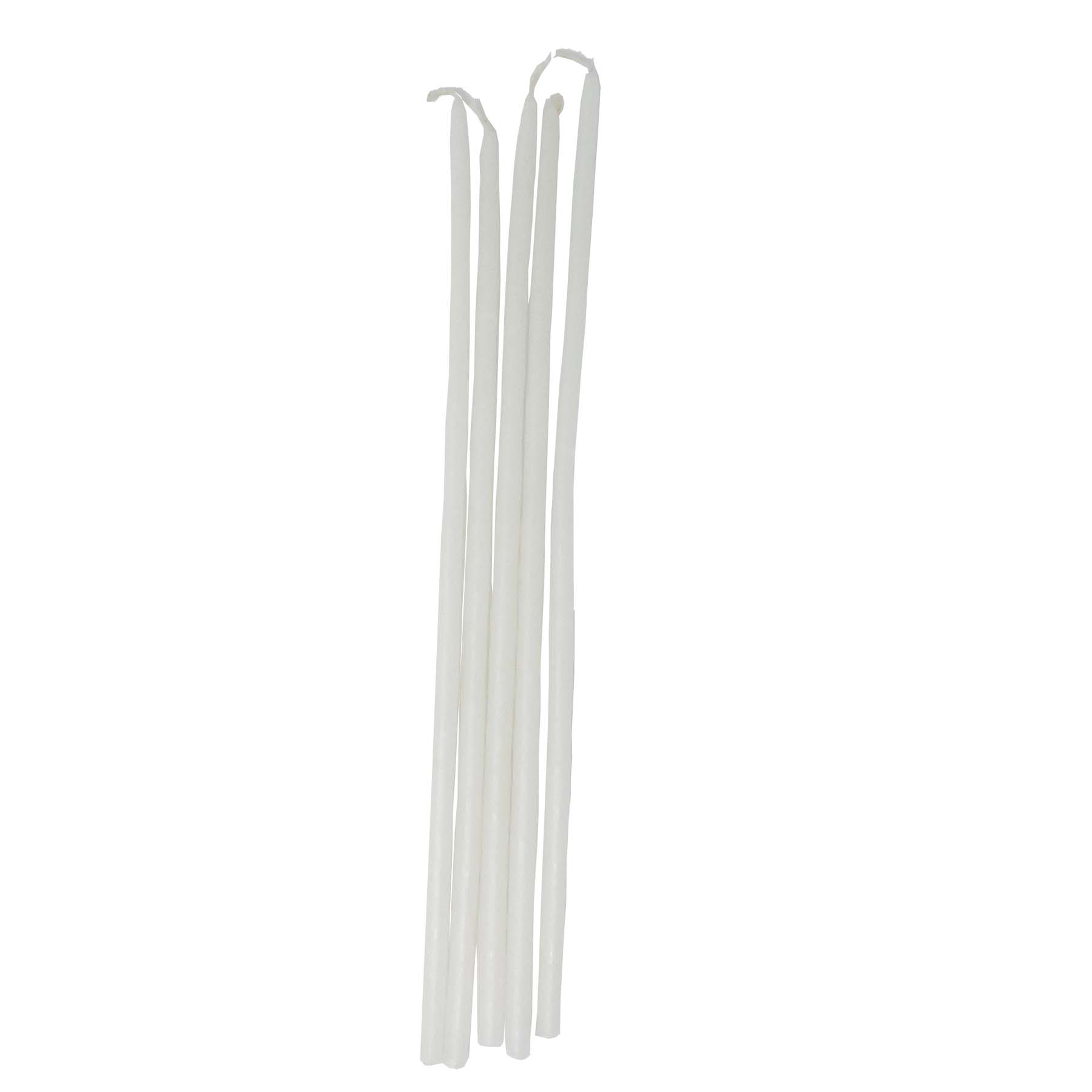 Birthday candle (6-Pack)-White-CARRON-Paris