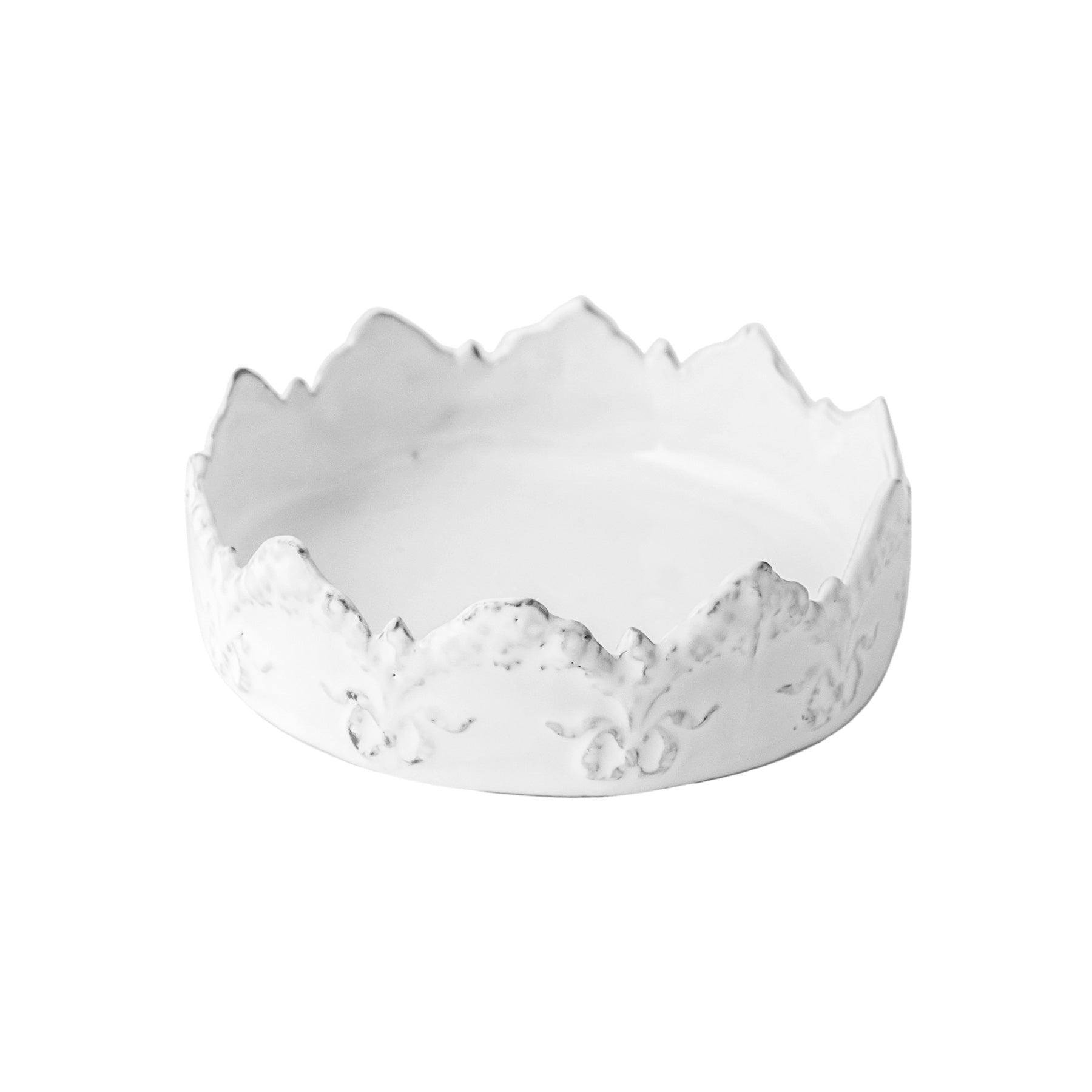 Couronne chiseled serving bowl-14x14x4cm-CARRON-Paris