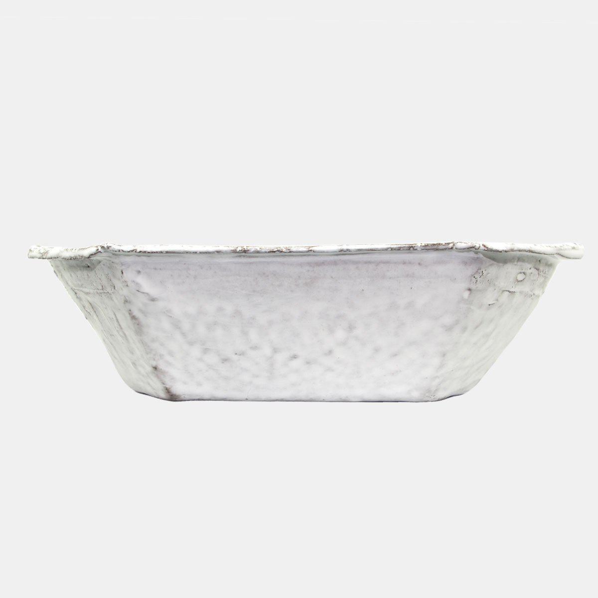 Dentelle platter-Shallow platter (21x17x6cm)-Handmade in France by CARRON