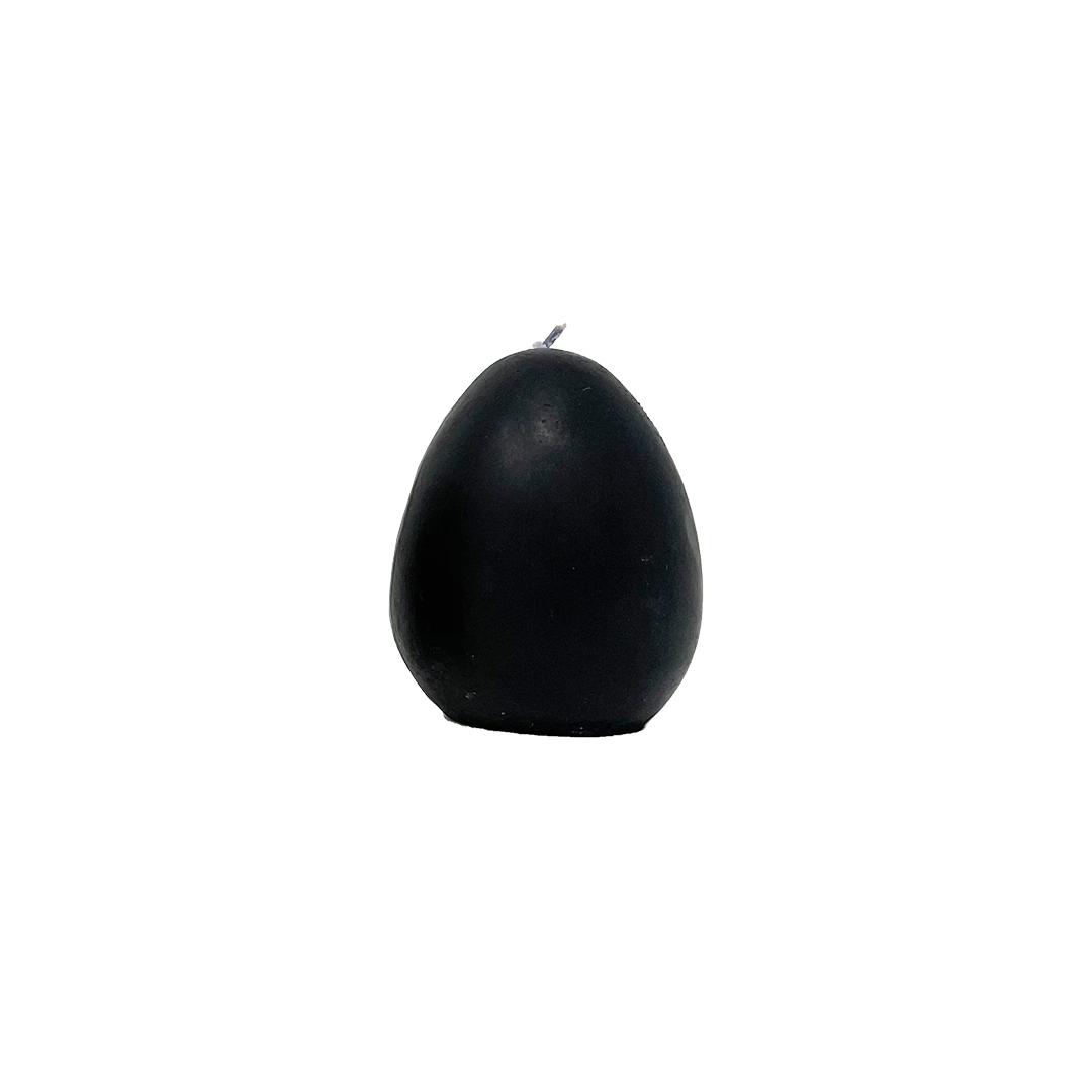 Egg candle-Black-CARRON-Paris