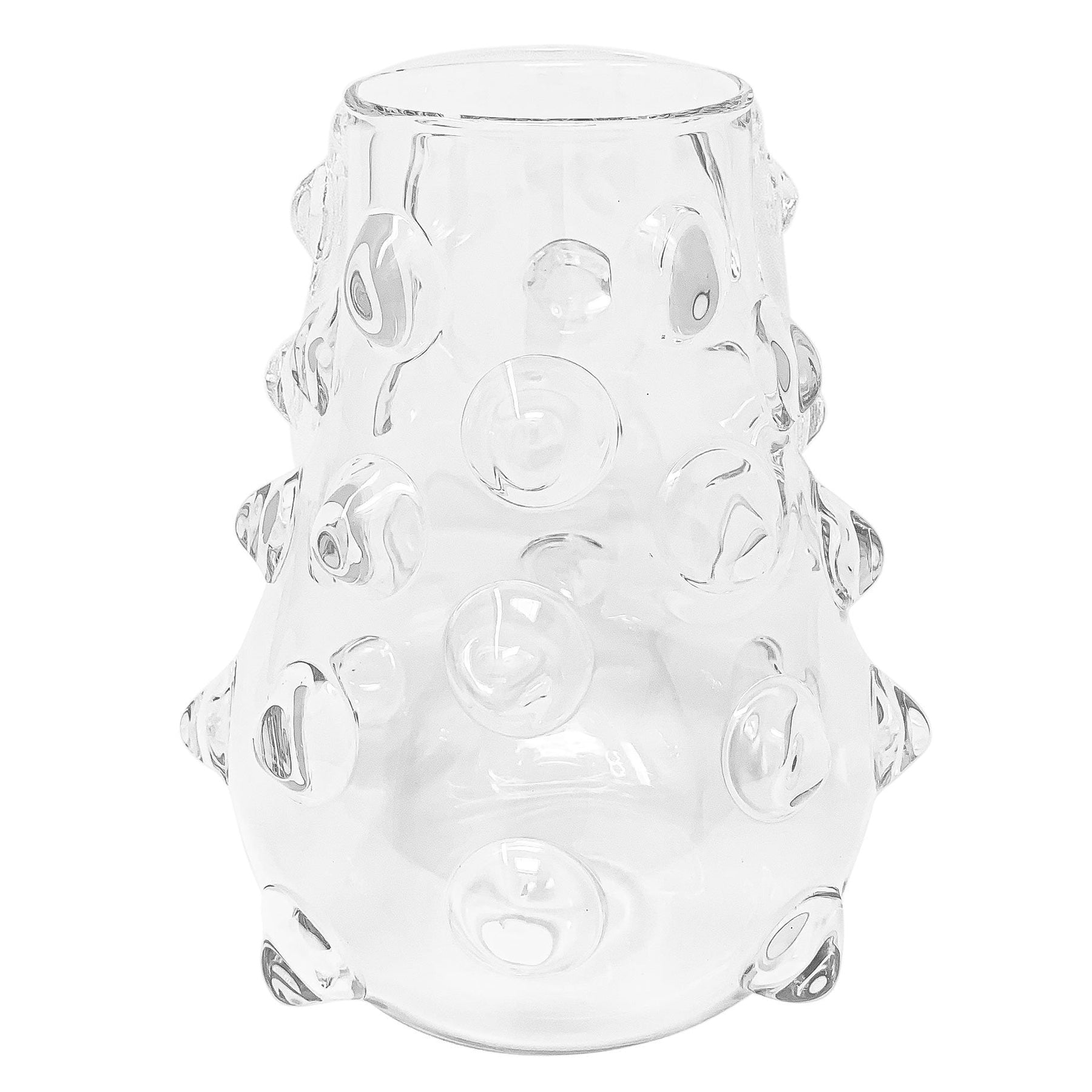 Mademoiselle glass vase-M (⌀20 H23cm)-CARRON-Paris