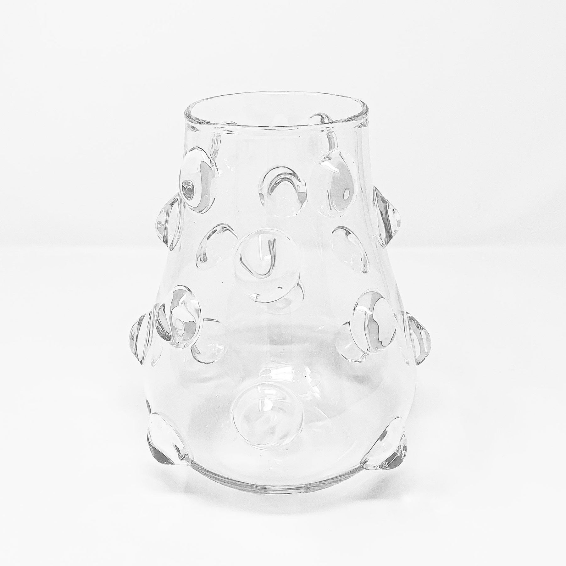 Mademoiselle glass vase-S (⌀15 H19cm)-CARRON-Paris