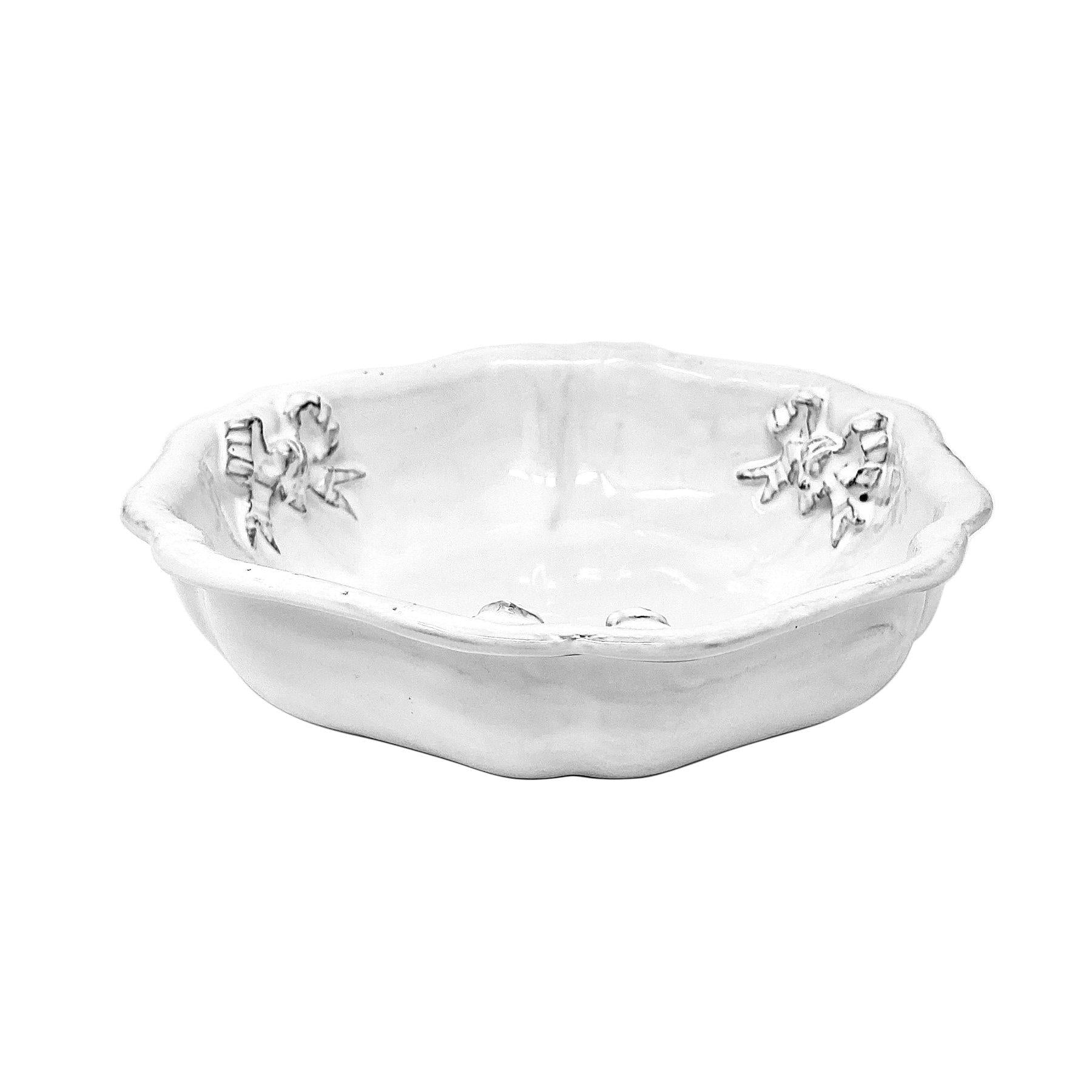 Marie-Antoinette ribbon salad bowl-21x21x6cm-CARRON-Paris