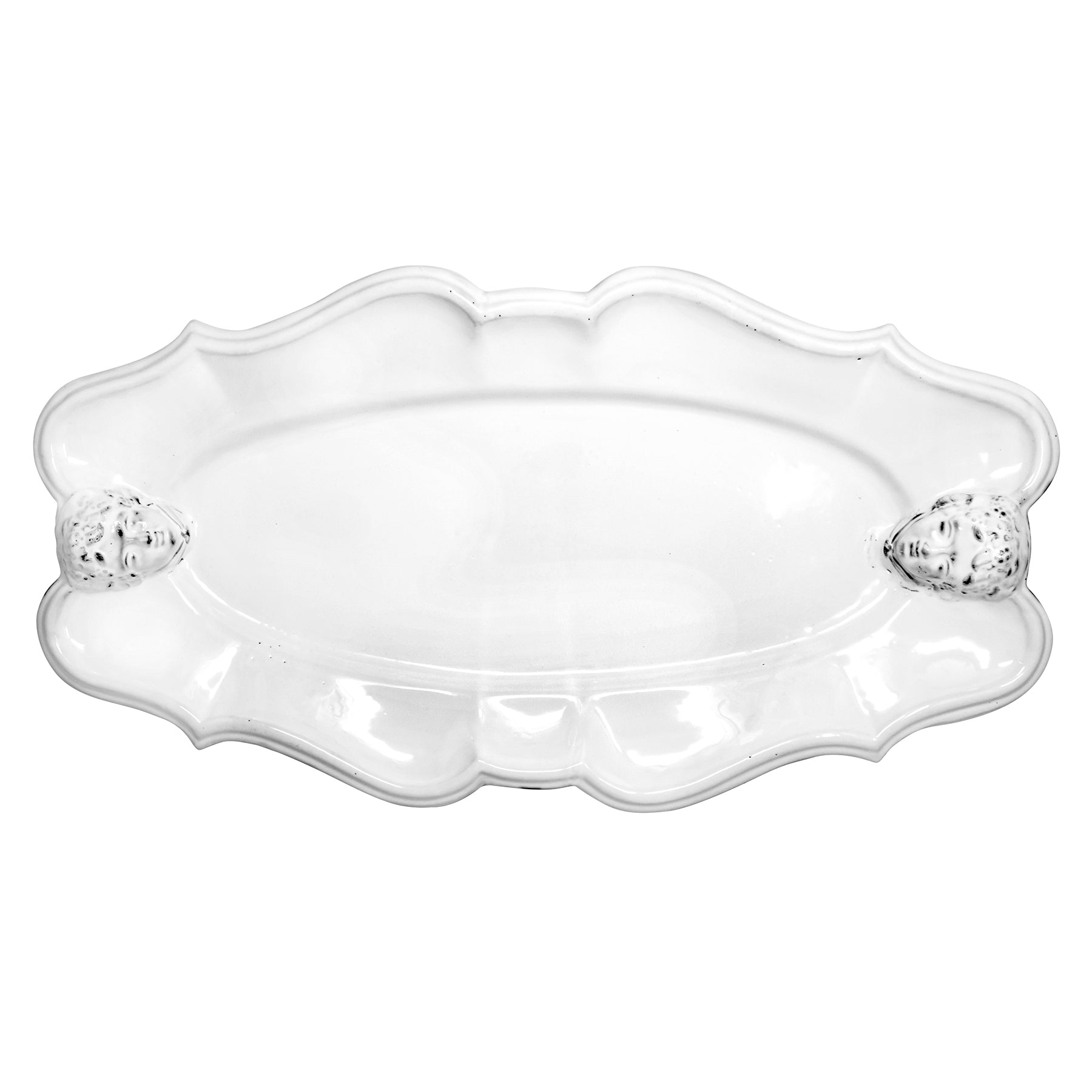 Large ovale platter Mon Ange-60x32x5-CARRON-Paris