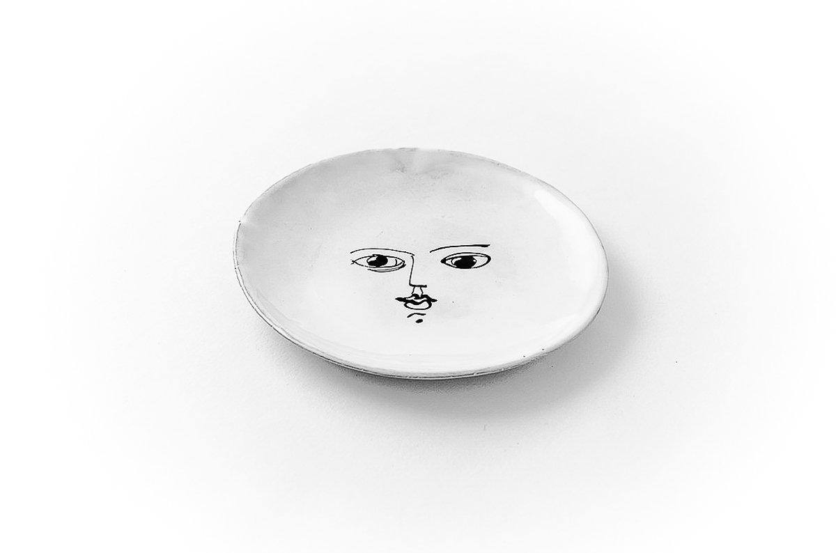 Moon plate-Handmade in France by CARRON