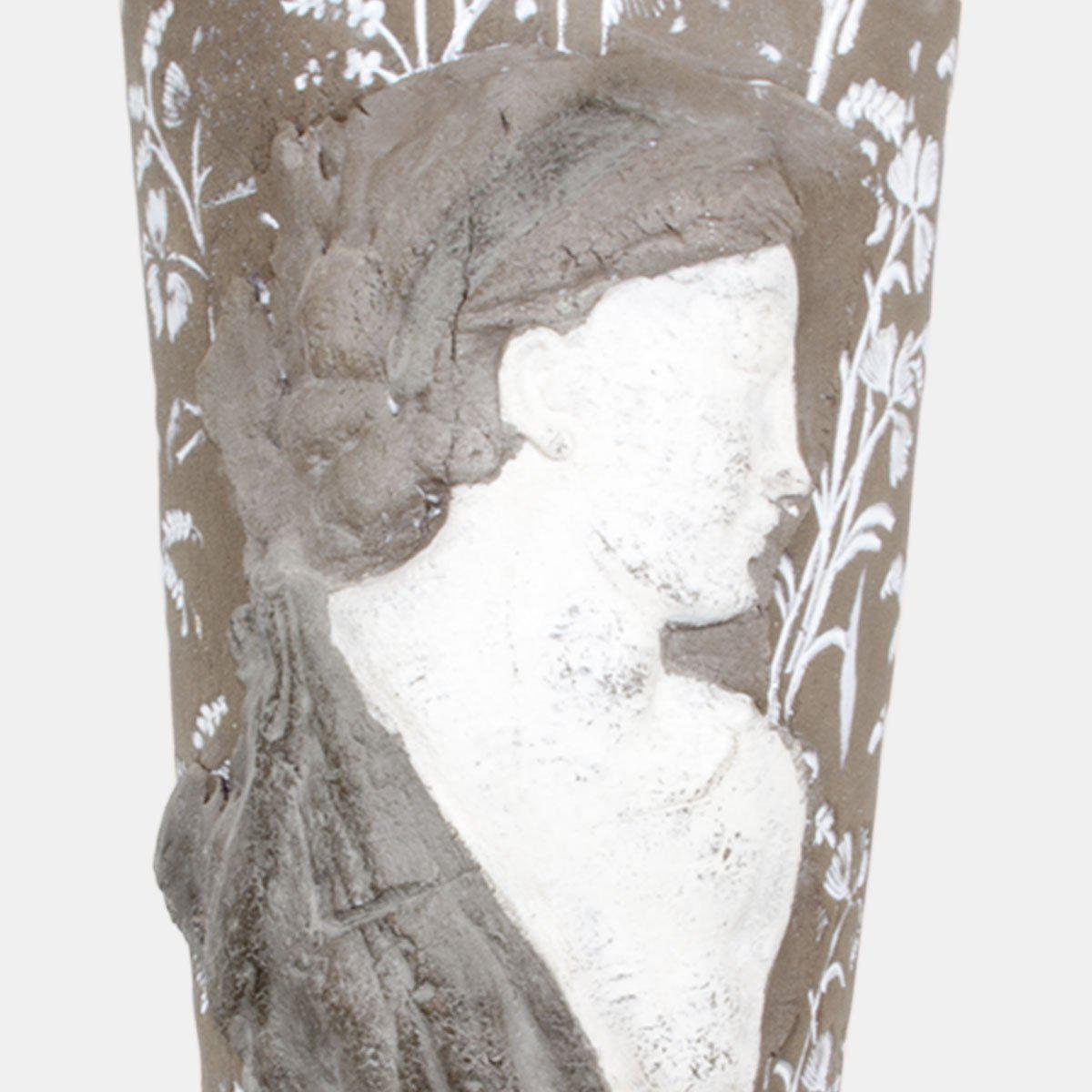 Muse vase-20x20x50cm-Handmade in France by CARRON