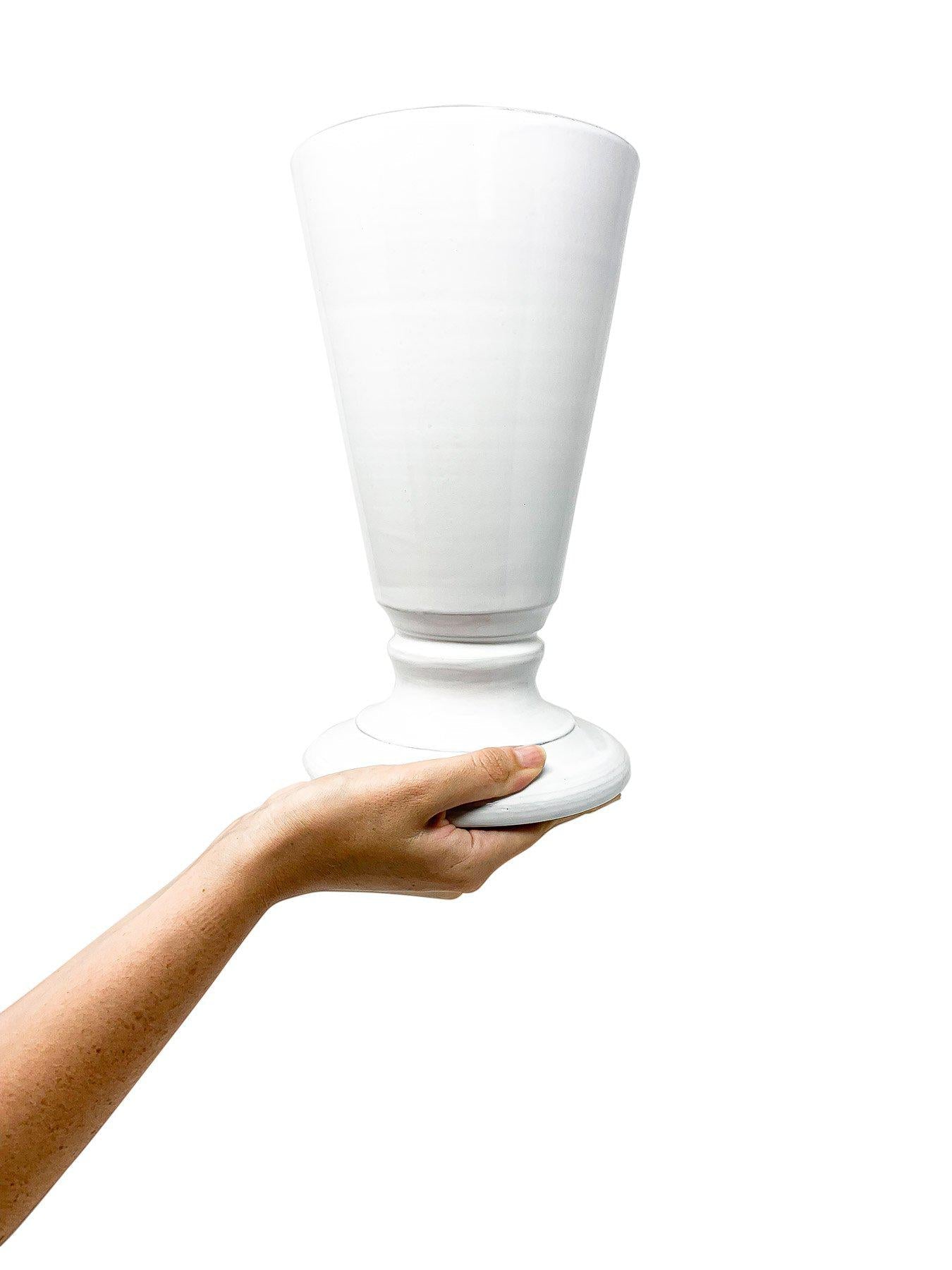 Paris footed vase-M (15x15x28cm)-CARRON-Paris