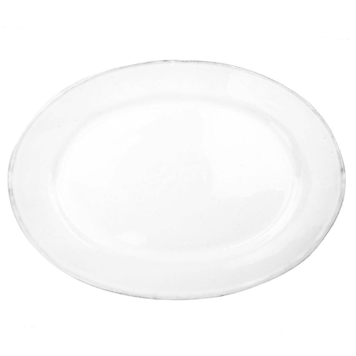 Paris oval platter-33x33x1,5cm-Handmade in France by CARRON