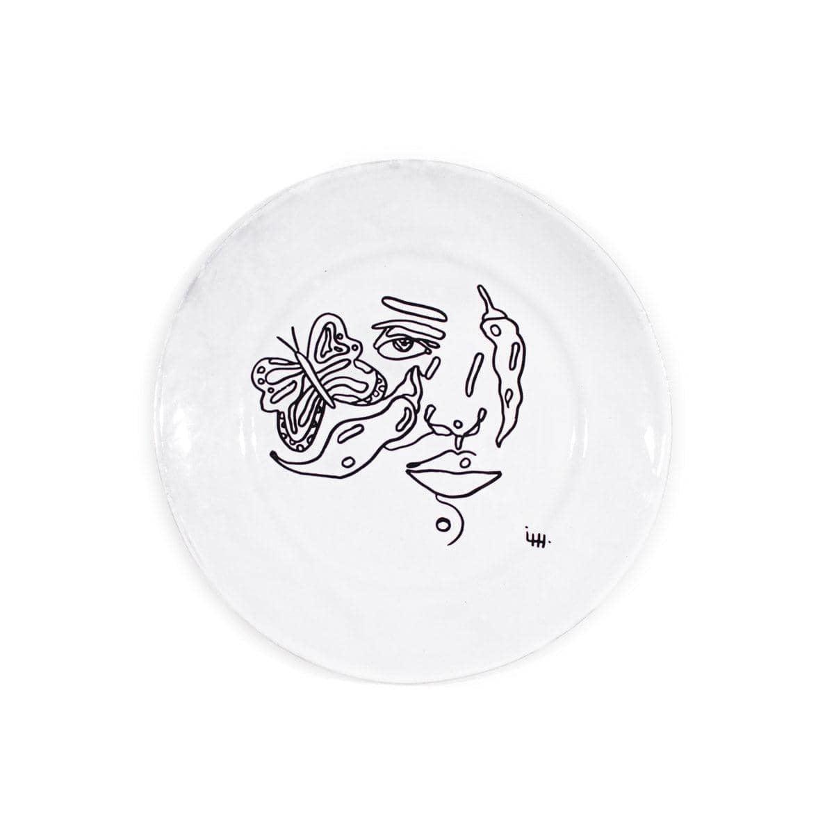 Nappe plate-Large Dessert plate ⌀20-CARRON-Paris