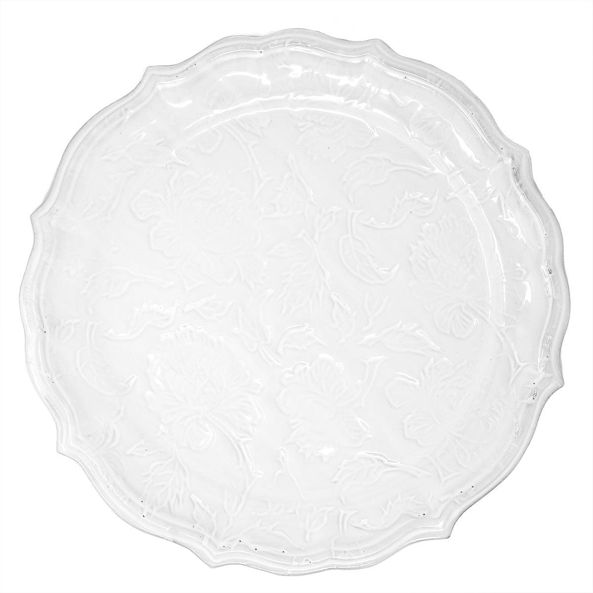 Pivoine chiseled plate-Flat plate ⌀27-CARRON-Paris