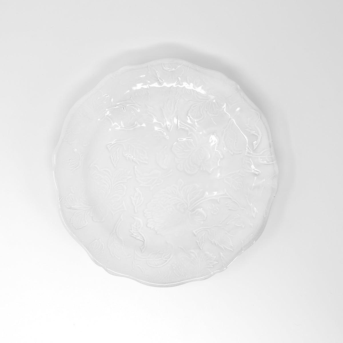 Pivoine chiseled plate-Shallow plate ⌀22-CARRON-Paris