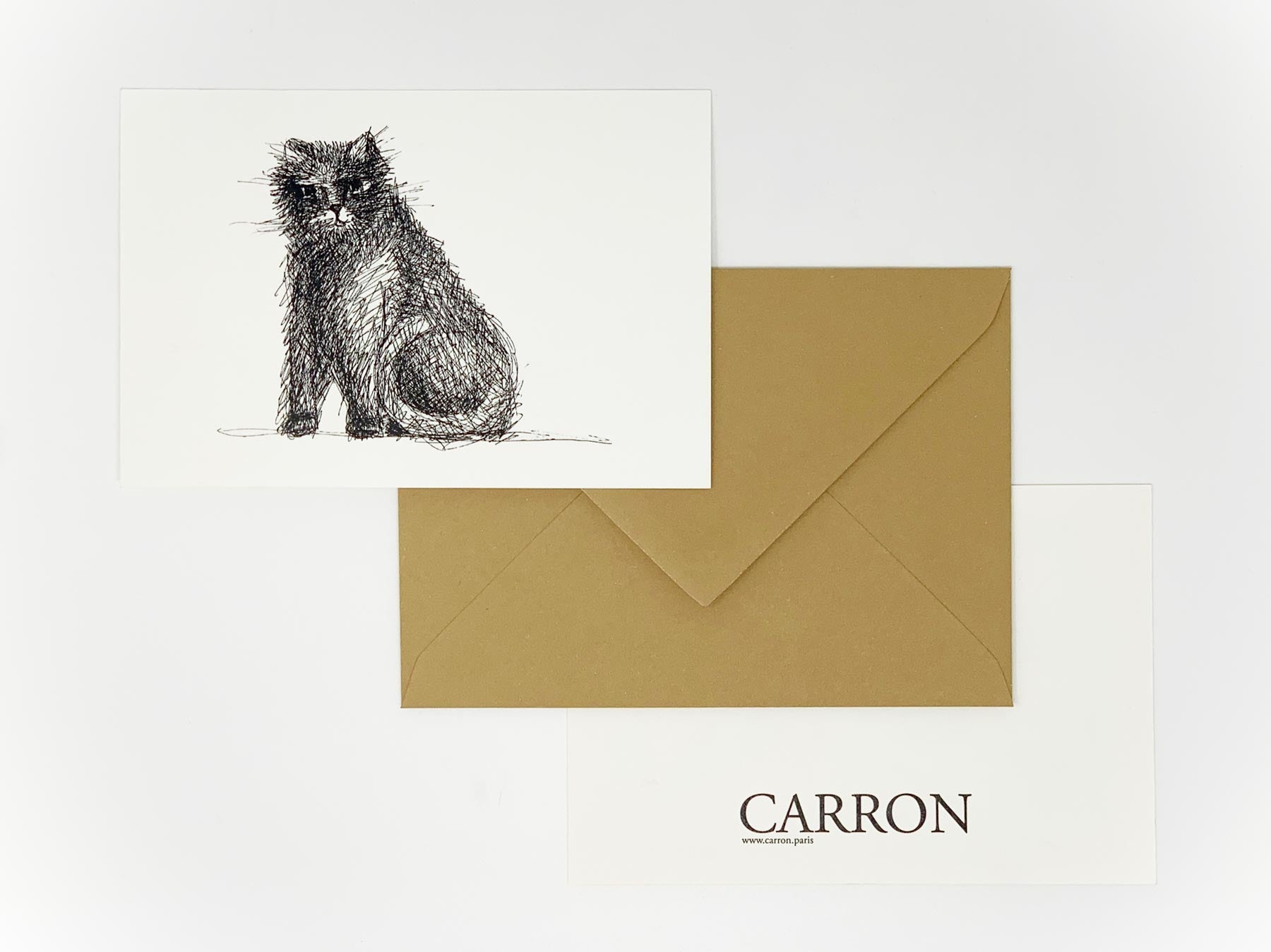 Thank you card ( x20 pack )-Cat-CARRON-Paris